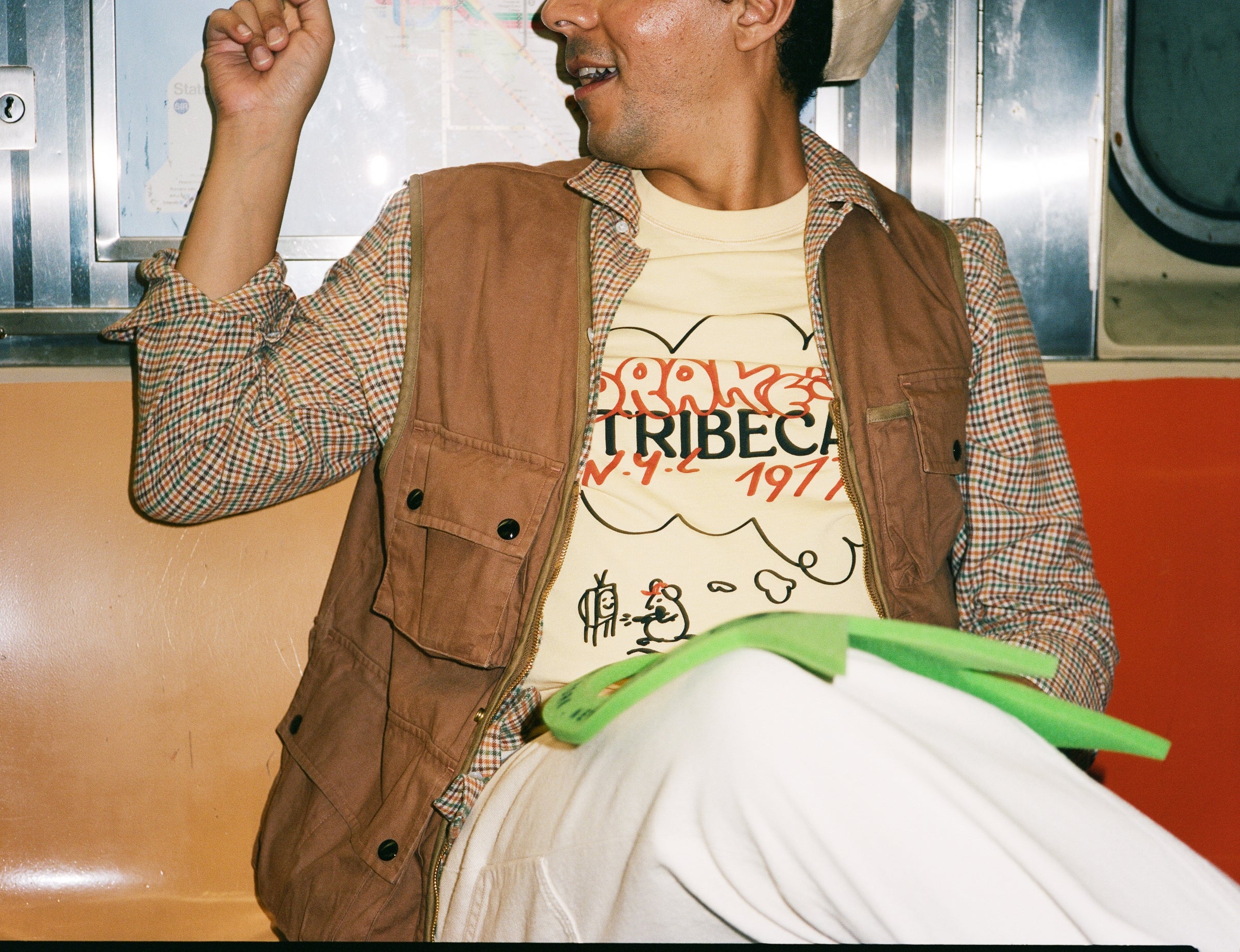 Rust Cotton Urban Safari Vest - Image 10