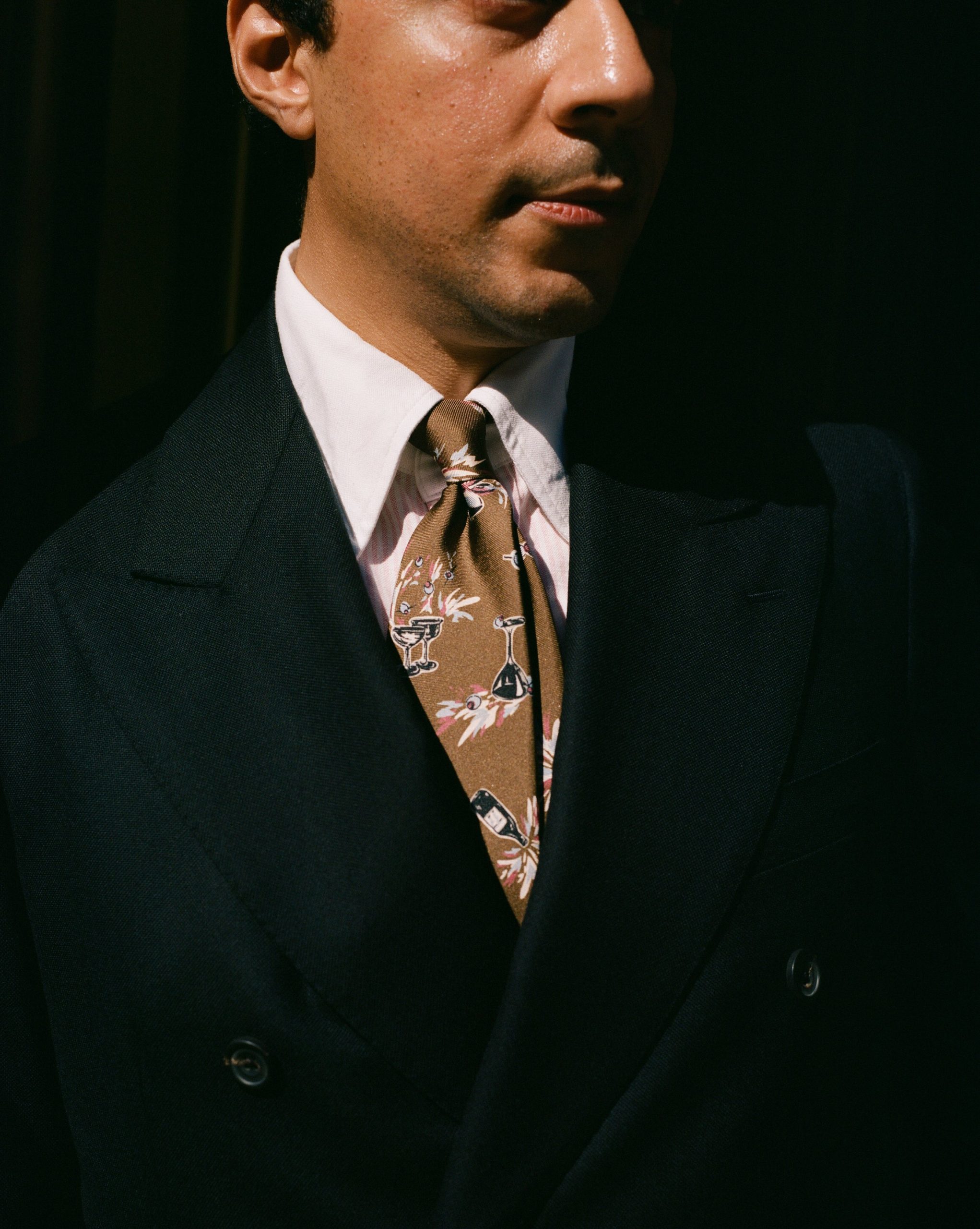 Black Fresco? Wool Double-Breasted Tailored Jacket - Image 10
