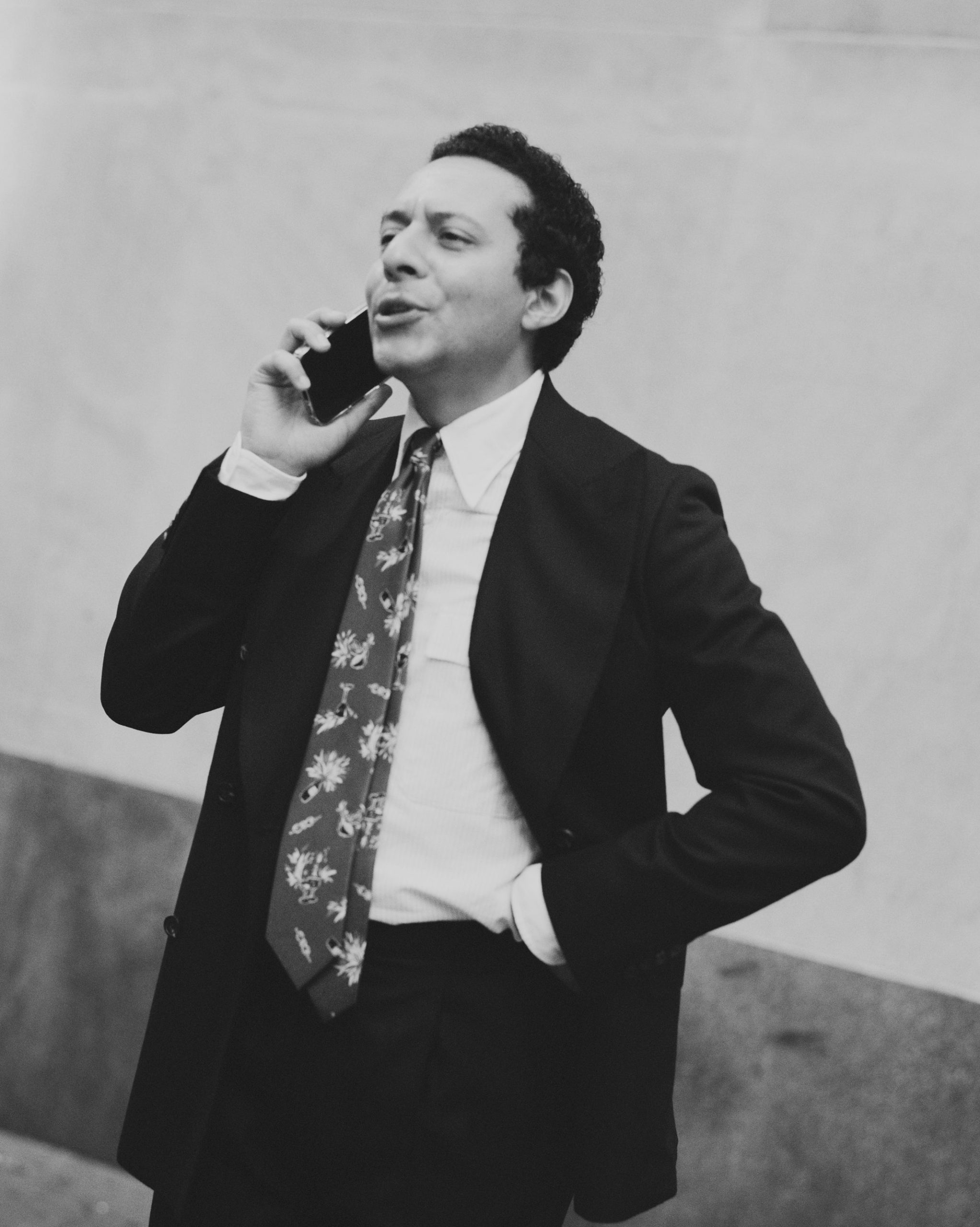Black Fresco? Wool Double-Breasted Tailored Jacket - Image 9