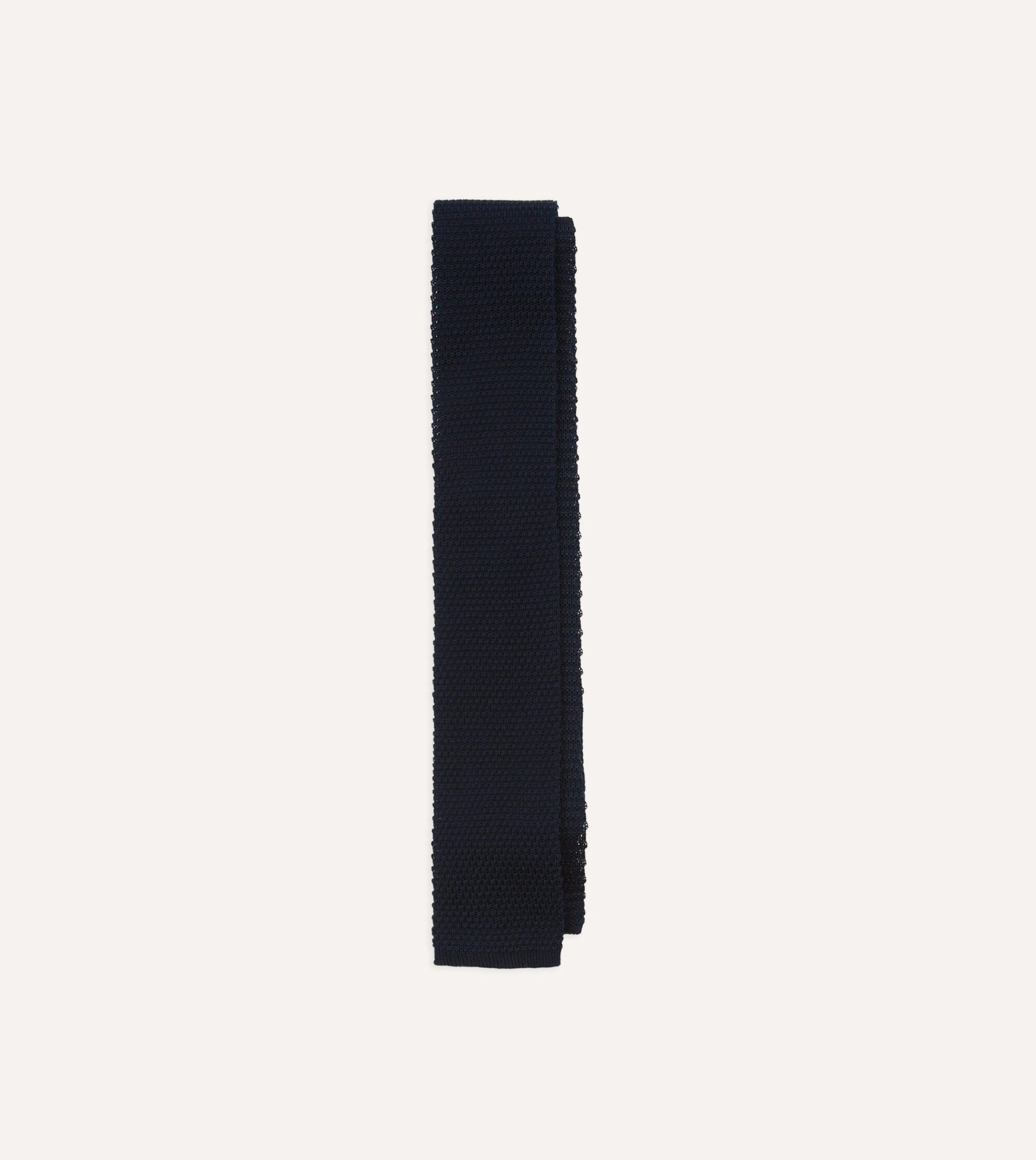 Drake's and New Balance Knitted Cotton Tie