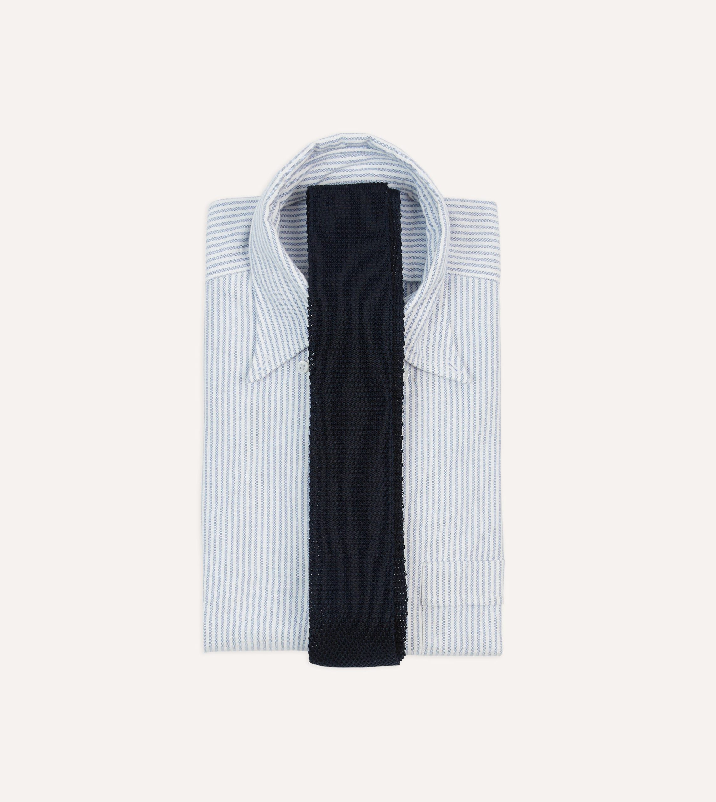 Drake's and New Balance Knitted Cotton Tie - Image 2