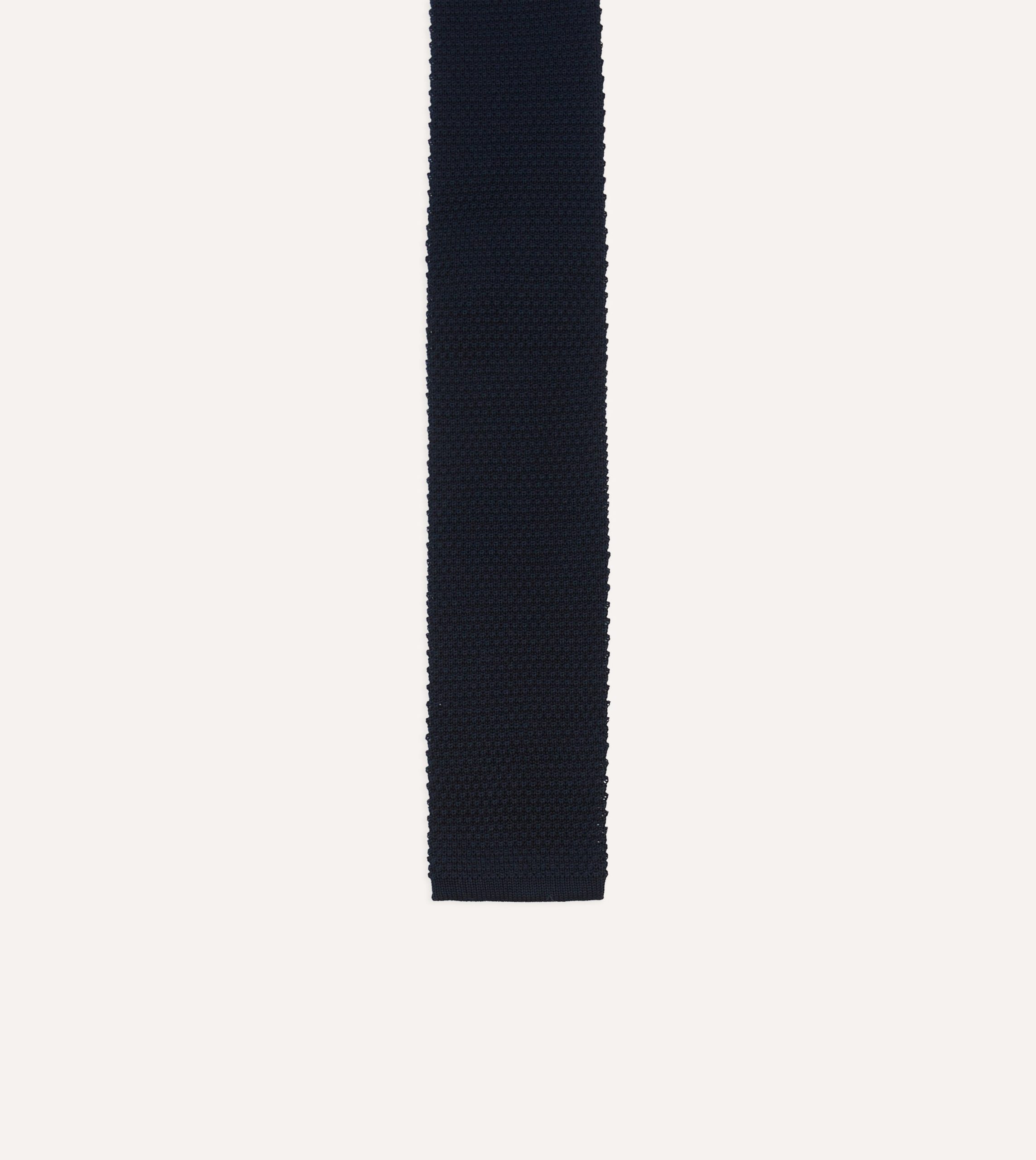 Drake's and New Balance Knitted Cotton Tie - Image 3