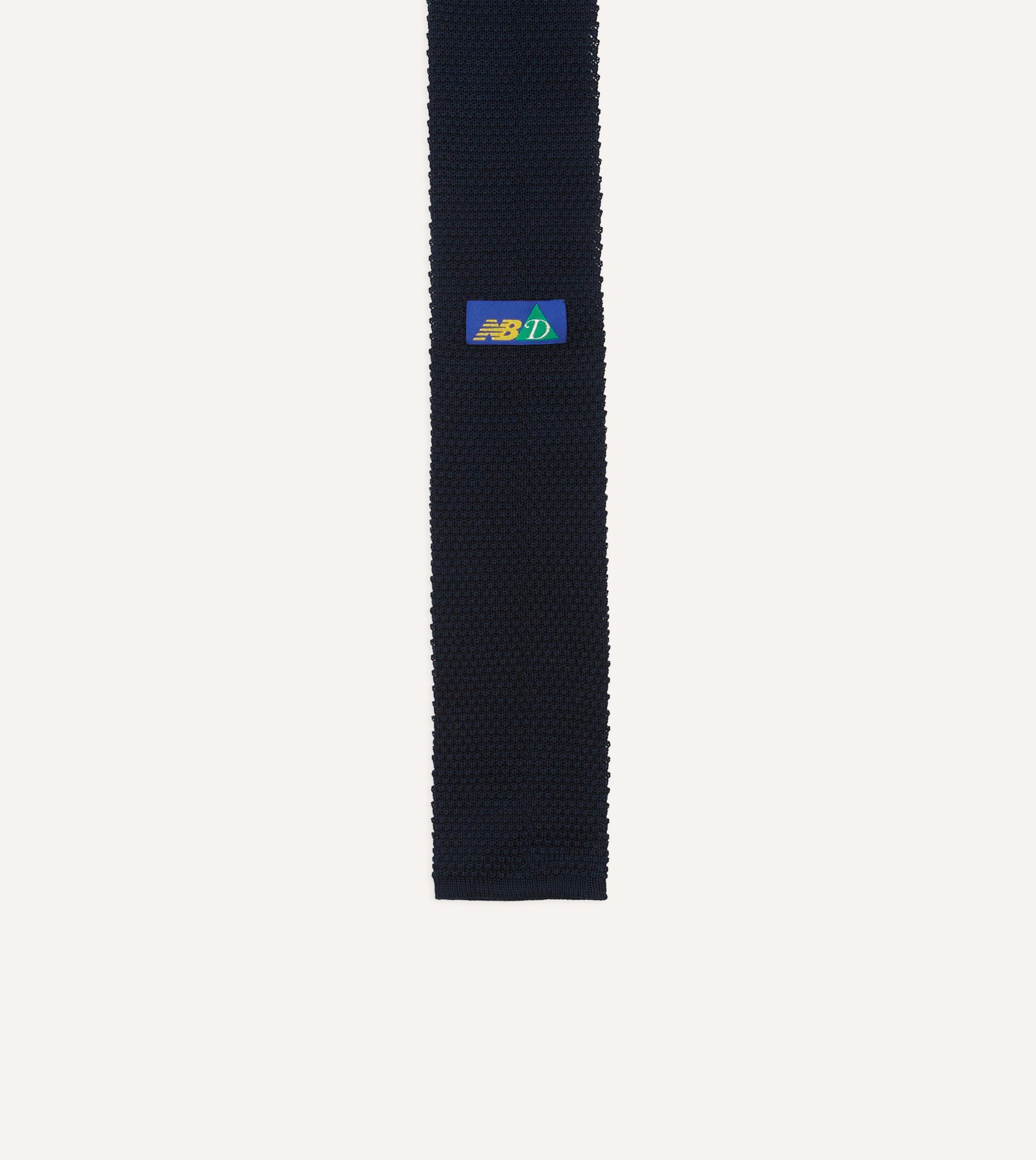 Drake's and New Balance Knitted Cotton Tie - Image 4