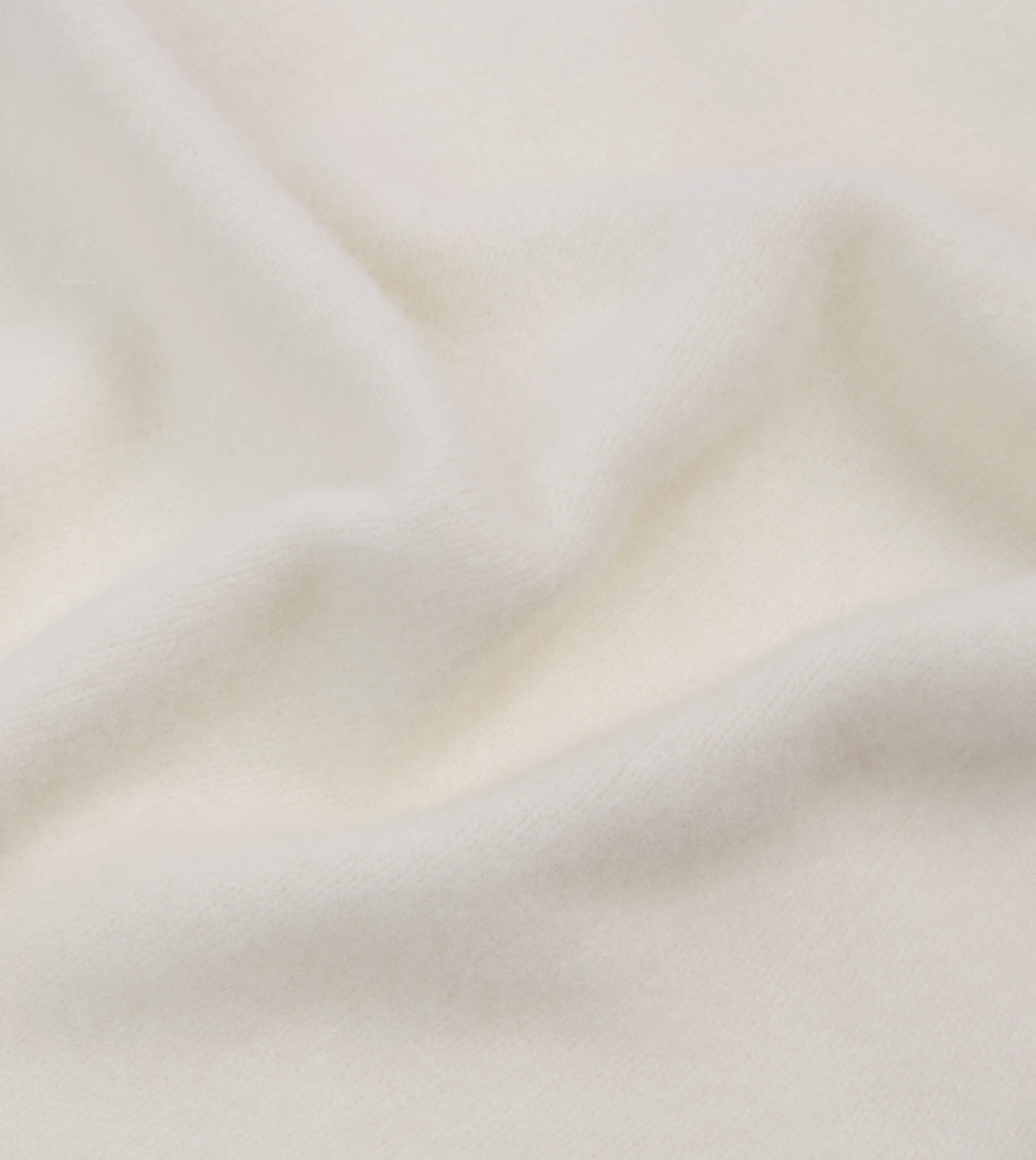 Ecru Lambswool Triangle Neck Scarf - Image 2