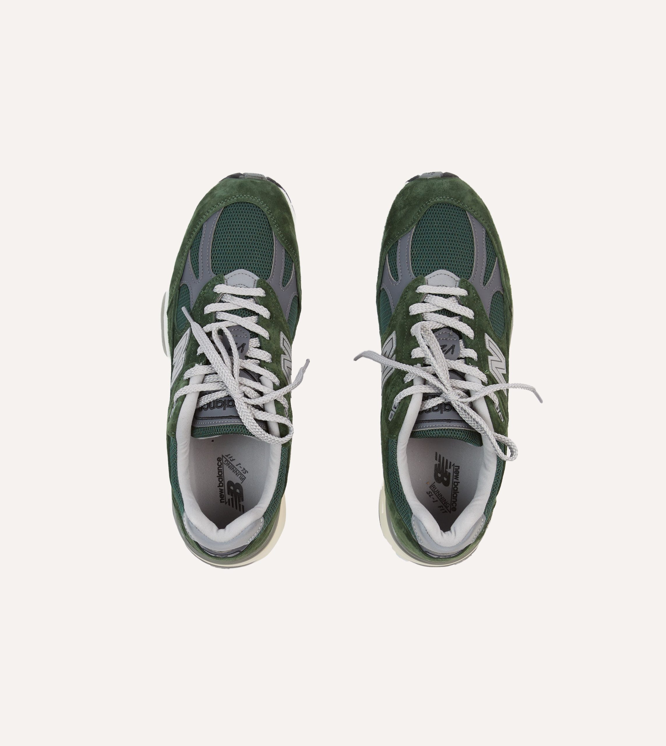 New Balance Kombu Green Made in UK 991v2 Trainers - Image 4
