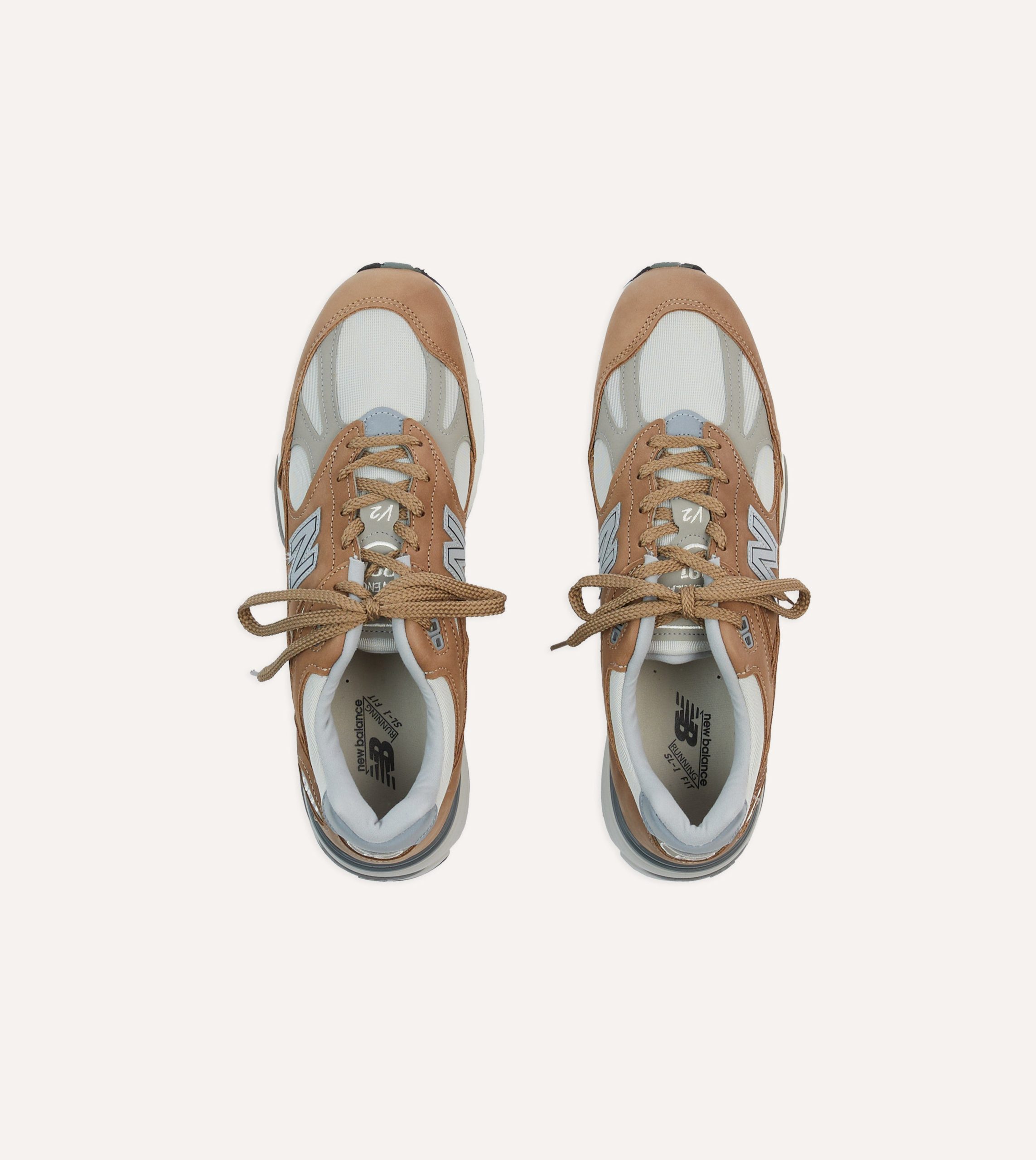 New Balance Coco Mocca Made in UK 991v2 Trainers - Image 4