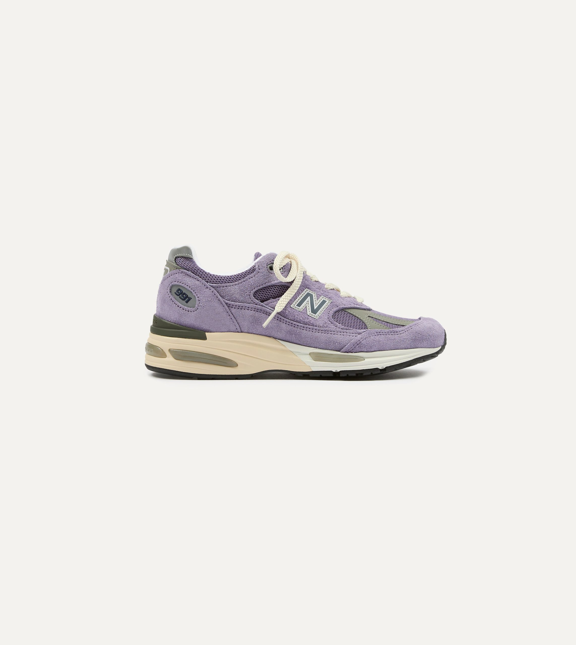 New Balance Purple Sage 'Grounded Pastels' Made in UK 991v2 Trainers - Image 7