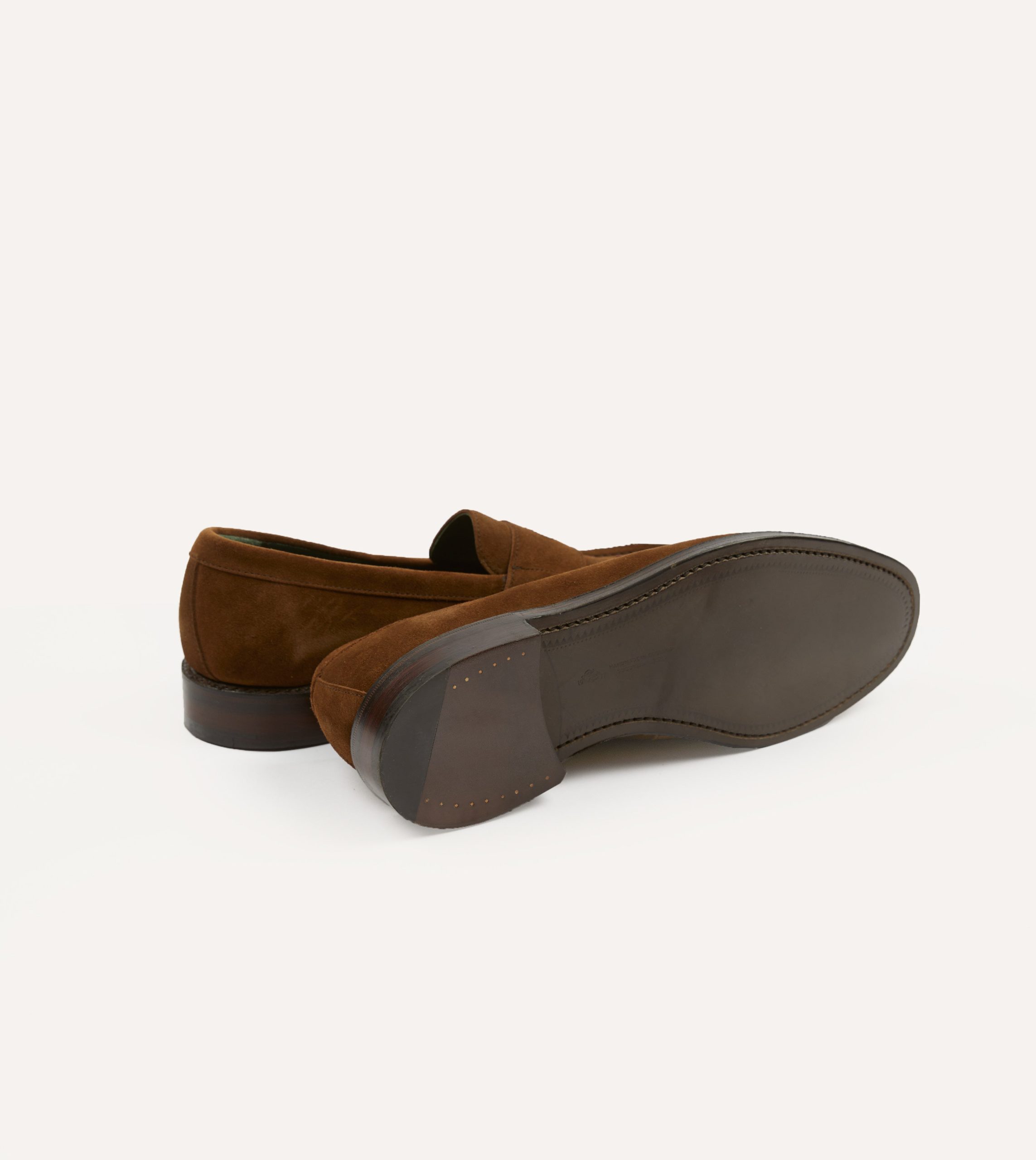 Snuff Suede Charles Goodyear Welted Penny Loafer - Image 2