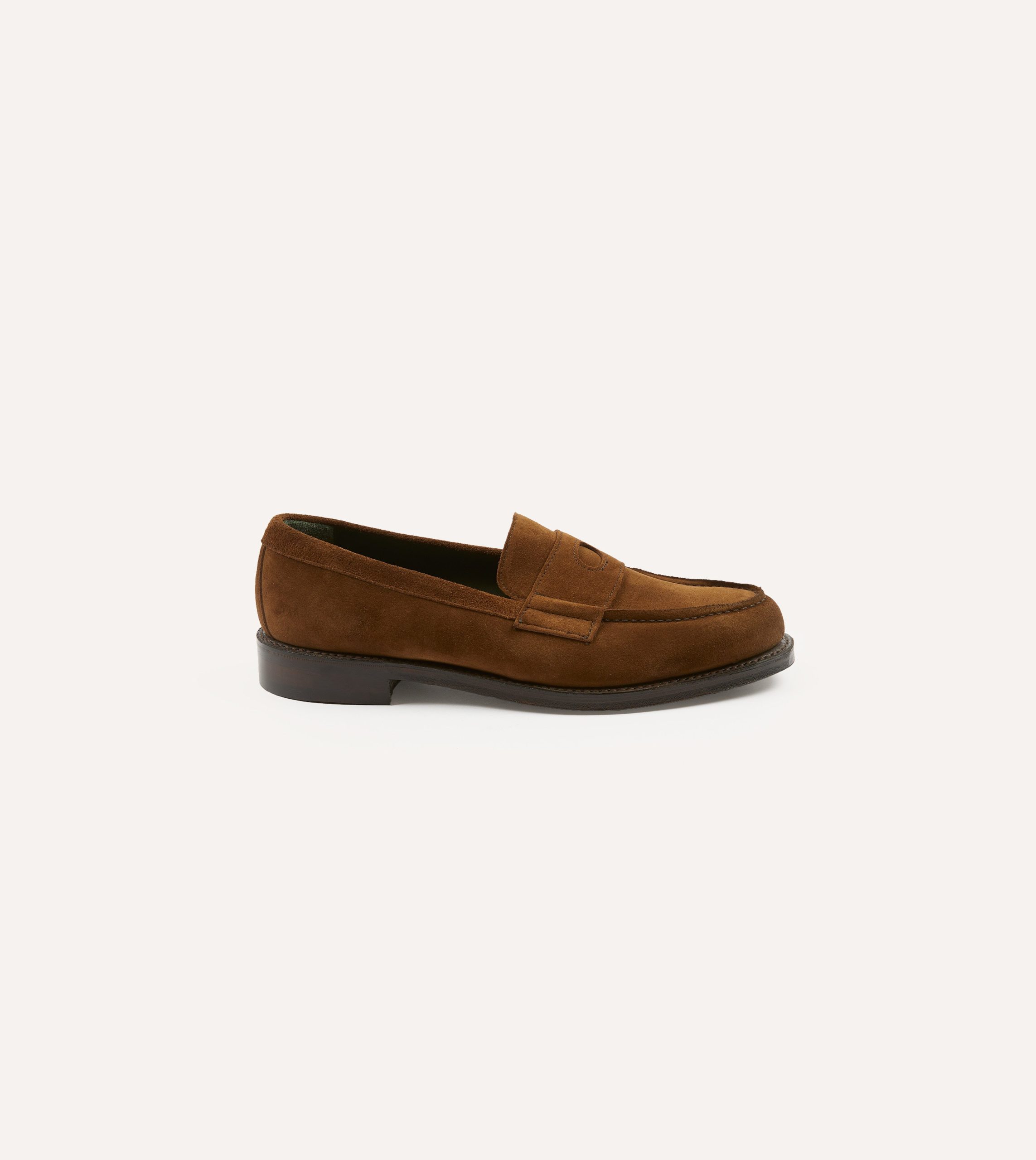 Snuff Suede Charles Goodyear Welted Penny Loafer - Image 6