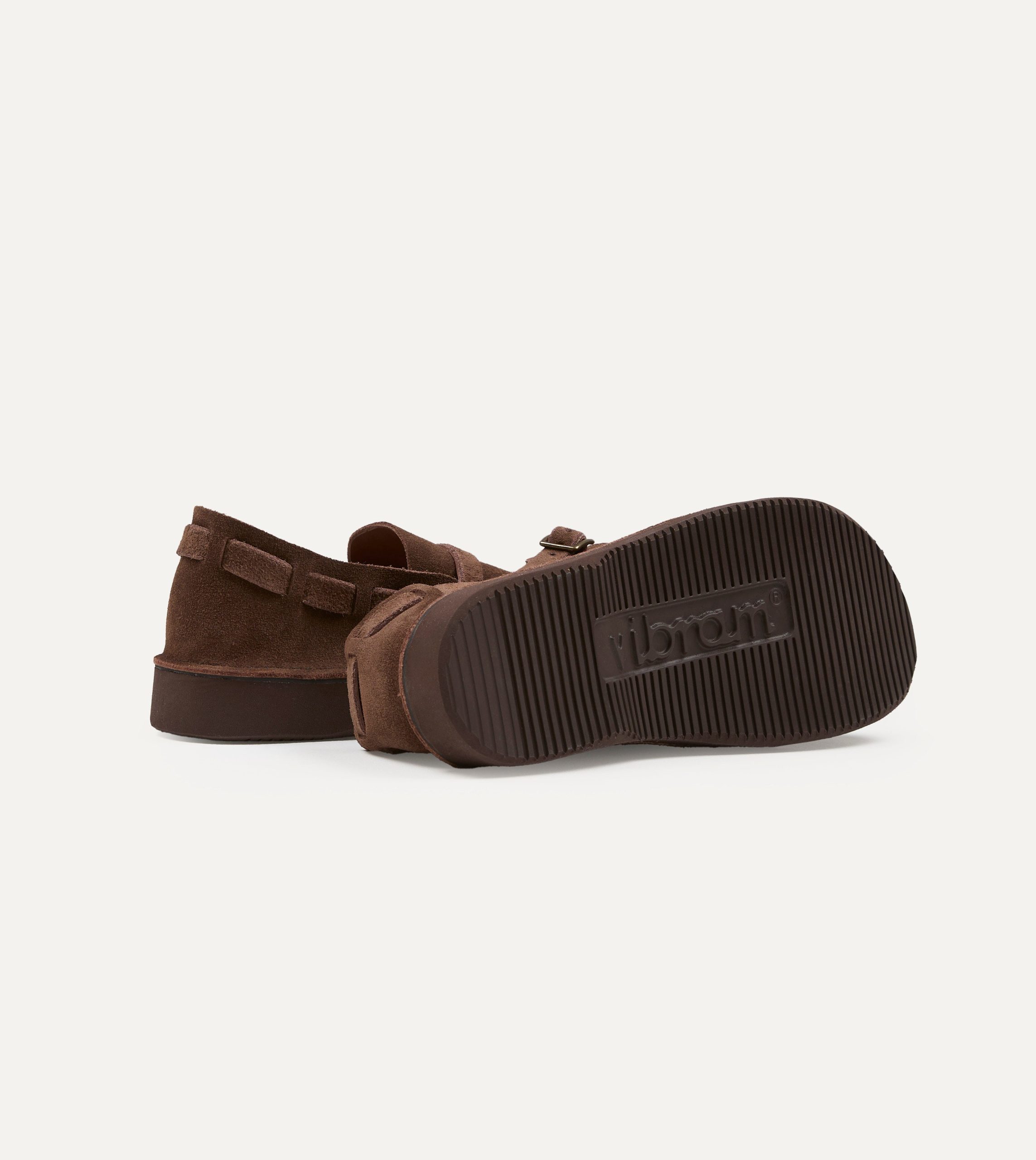 Aurora for Drake's Middle English Brown Roughout Leather Shoe - Image 2
