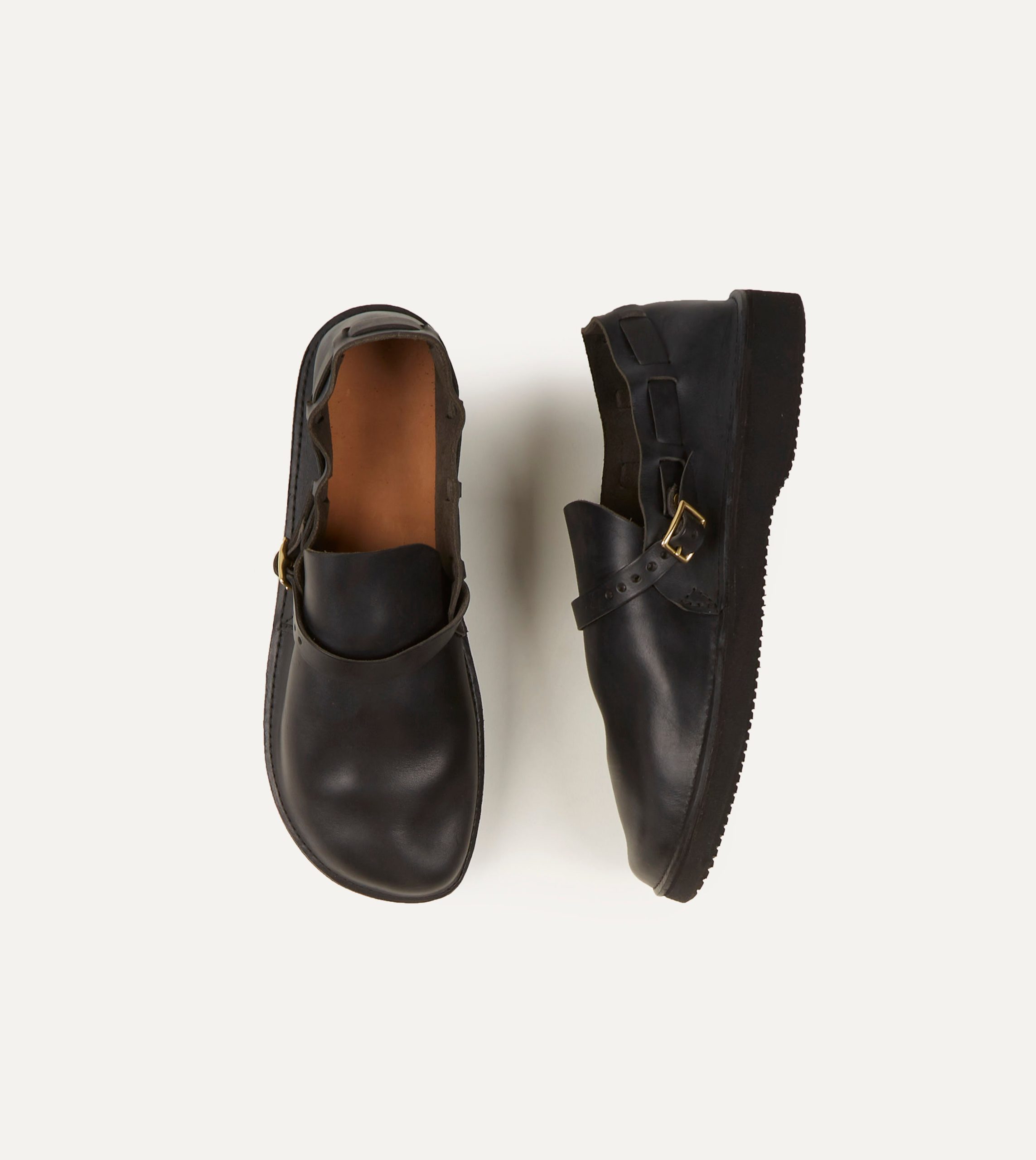 Aurora Shoe Co. Middle English Black Full Grain Leather Shoe - Image 3