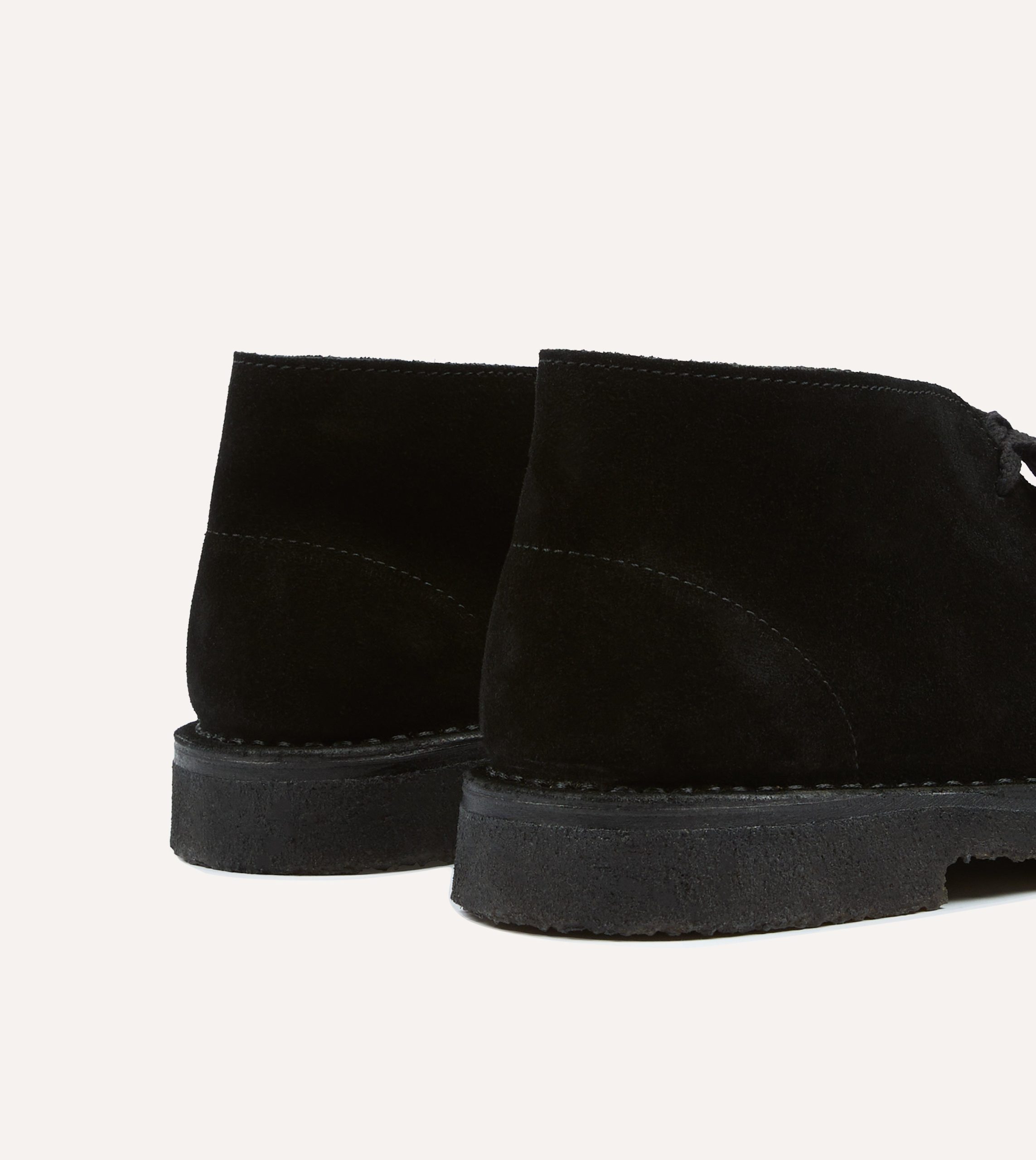 Drake's by A. Levine Clifford Desert Boot Black Suede - Image 5