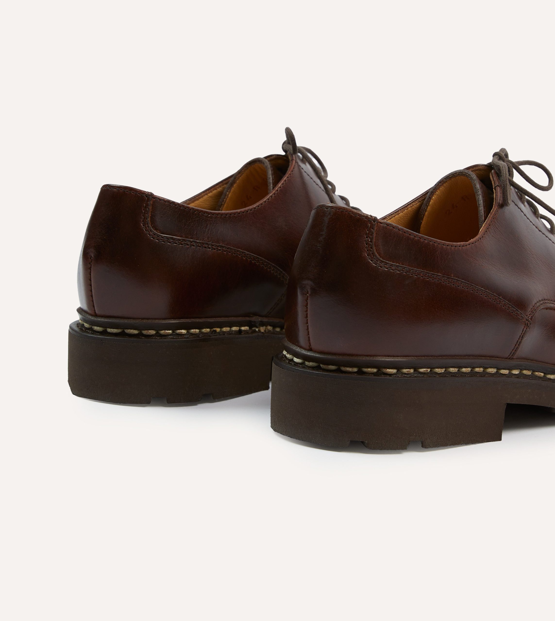 Paraboot Villandry Brown Calf Leather Derby Shoe - Image 5