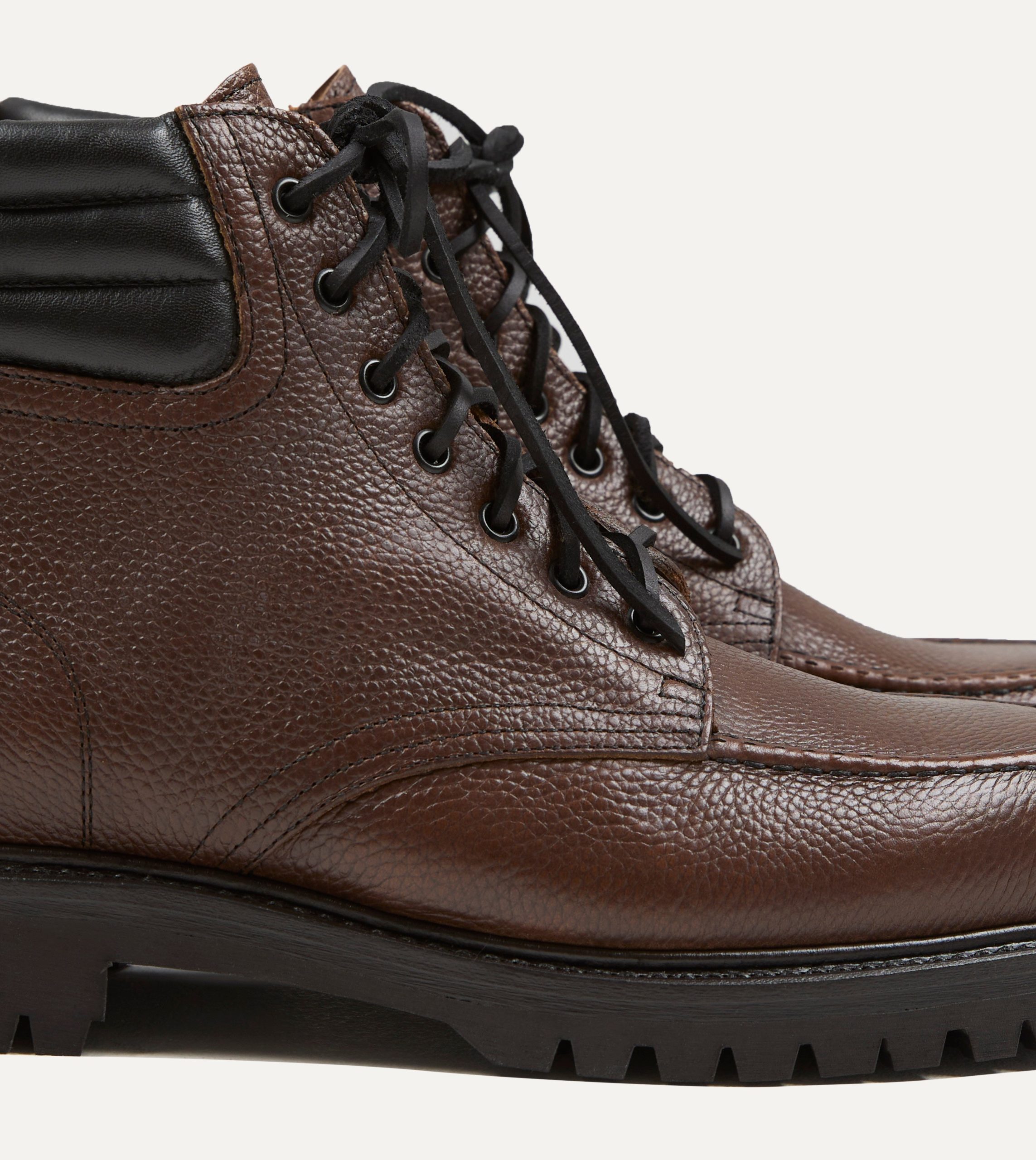 Yuketen Salvia Brown Leather Boots - Image 3