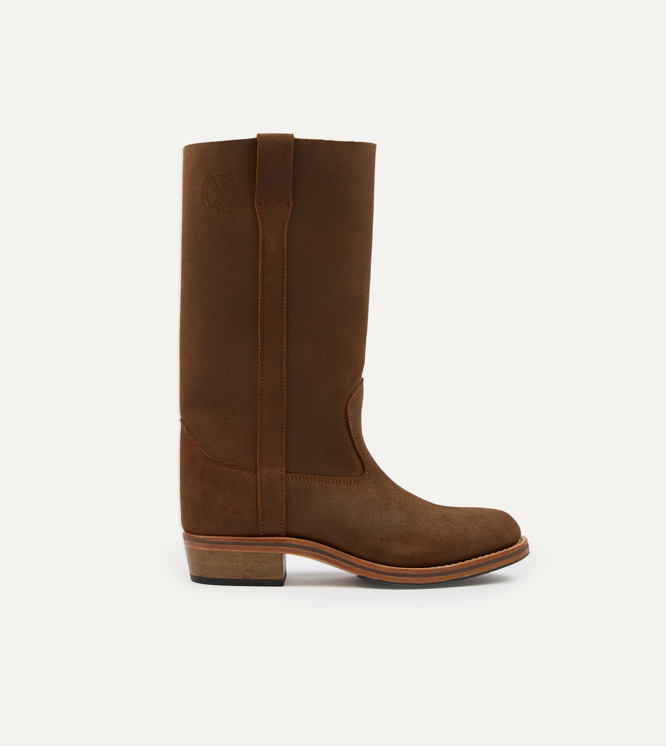 La Botte Gardiane Camarguaise Brown Waxed Leather Boots - Image 6