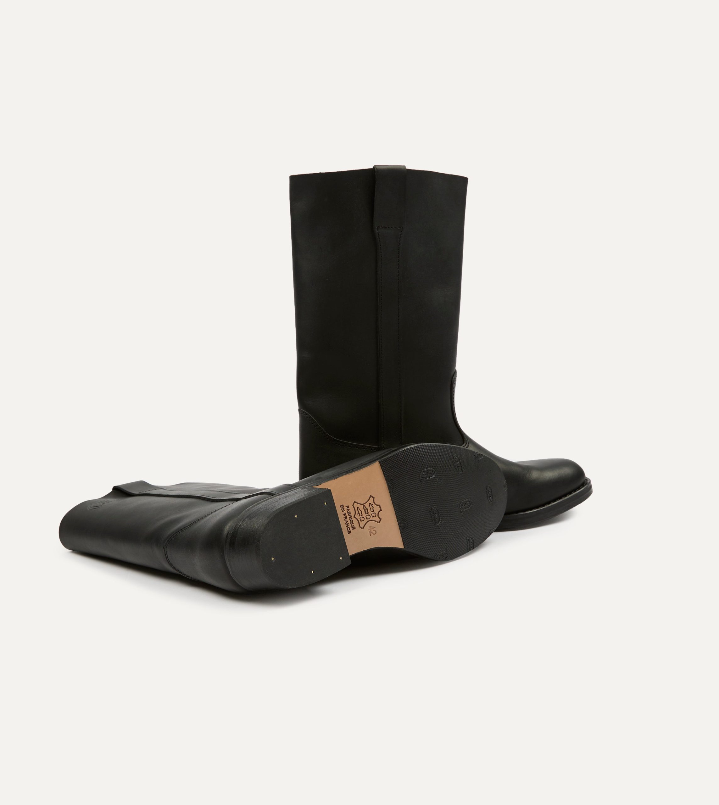 La Botte Gardiane Camarguaise Black Leather Boots - Image 2