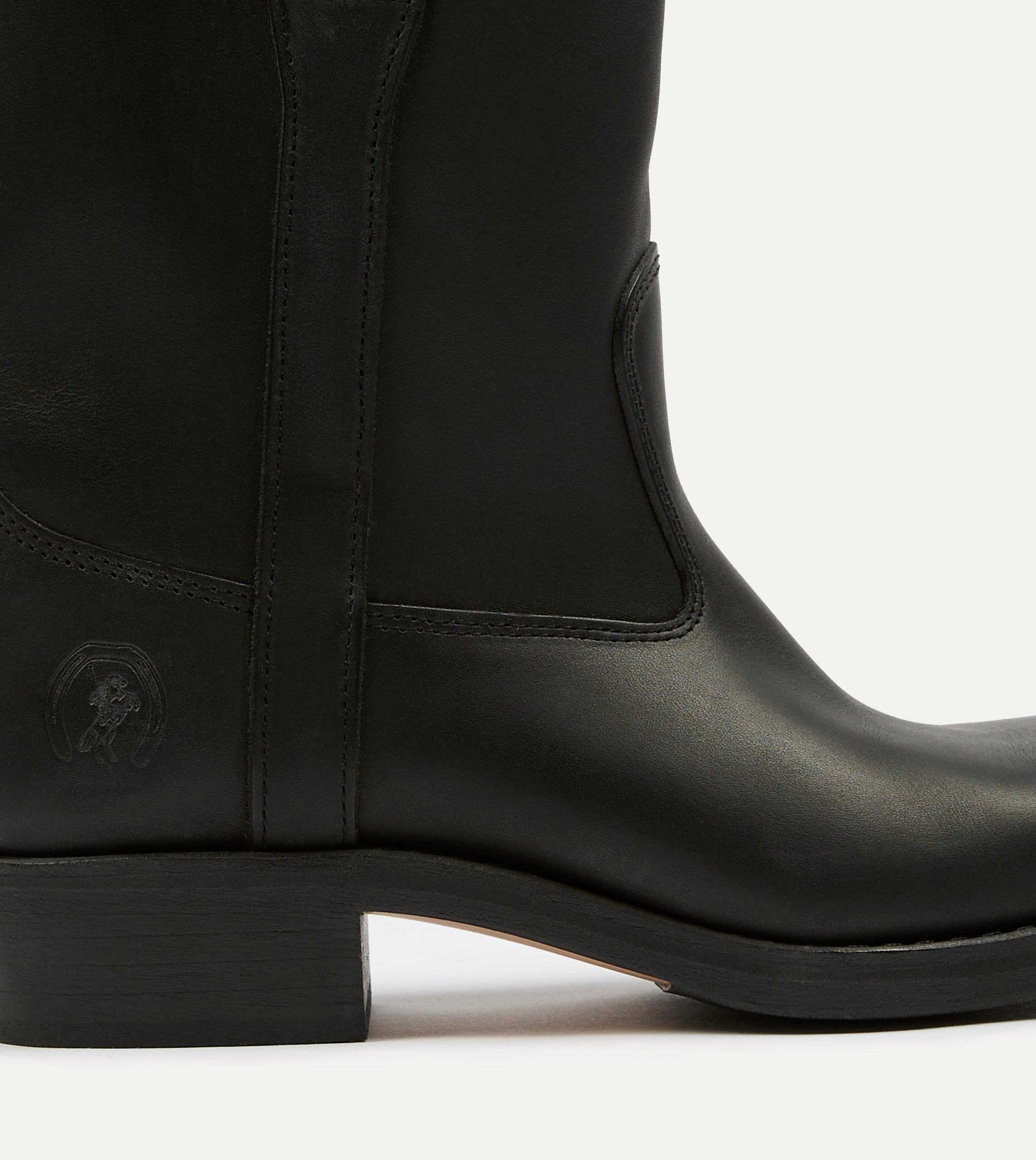 La Botte Gardiane Demi Camarguaise Black Leather Boots - Image 3