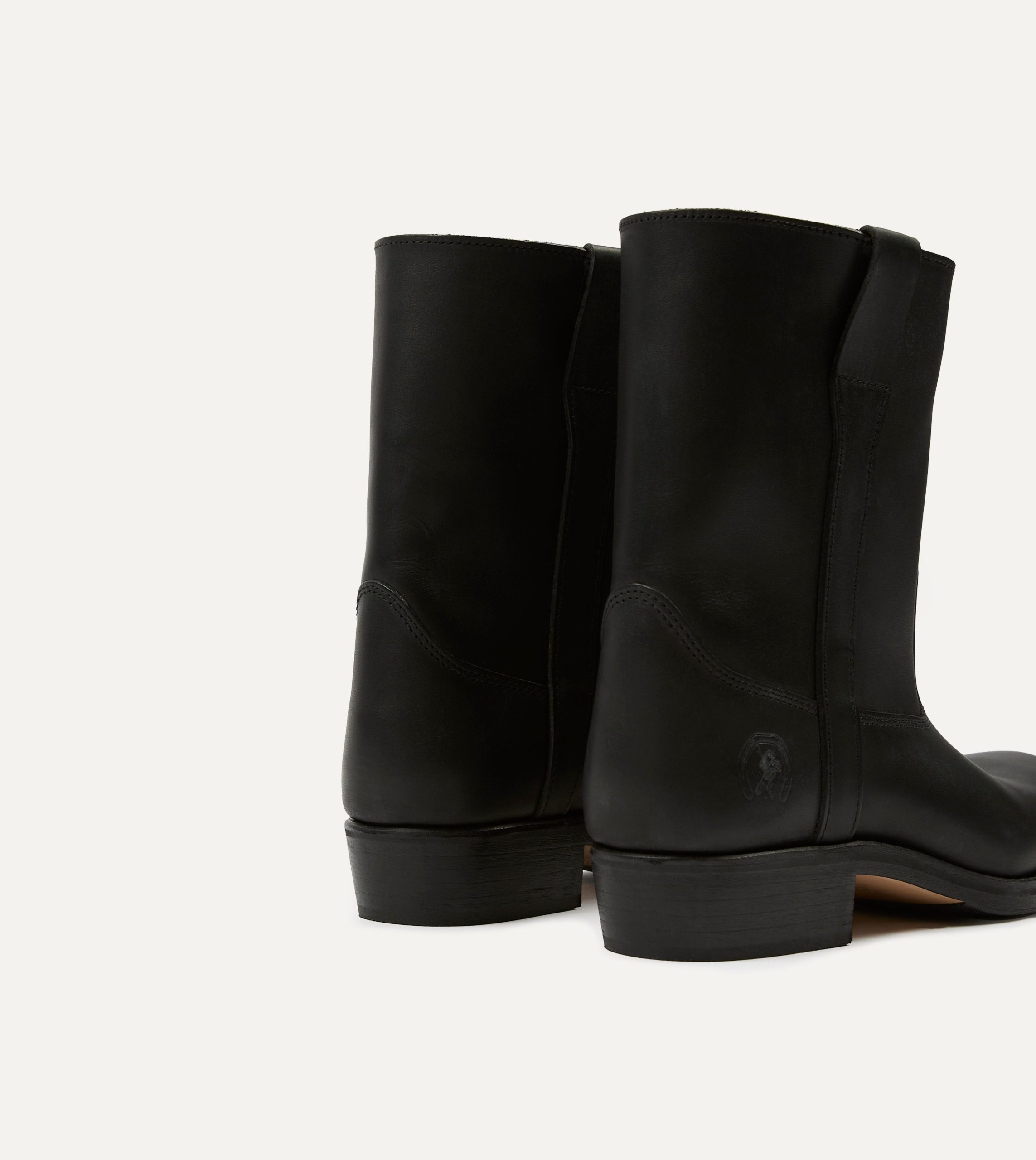 La Botte Gardiane Demi Camarguaise Black Leather Boots - Image 5
