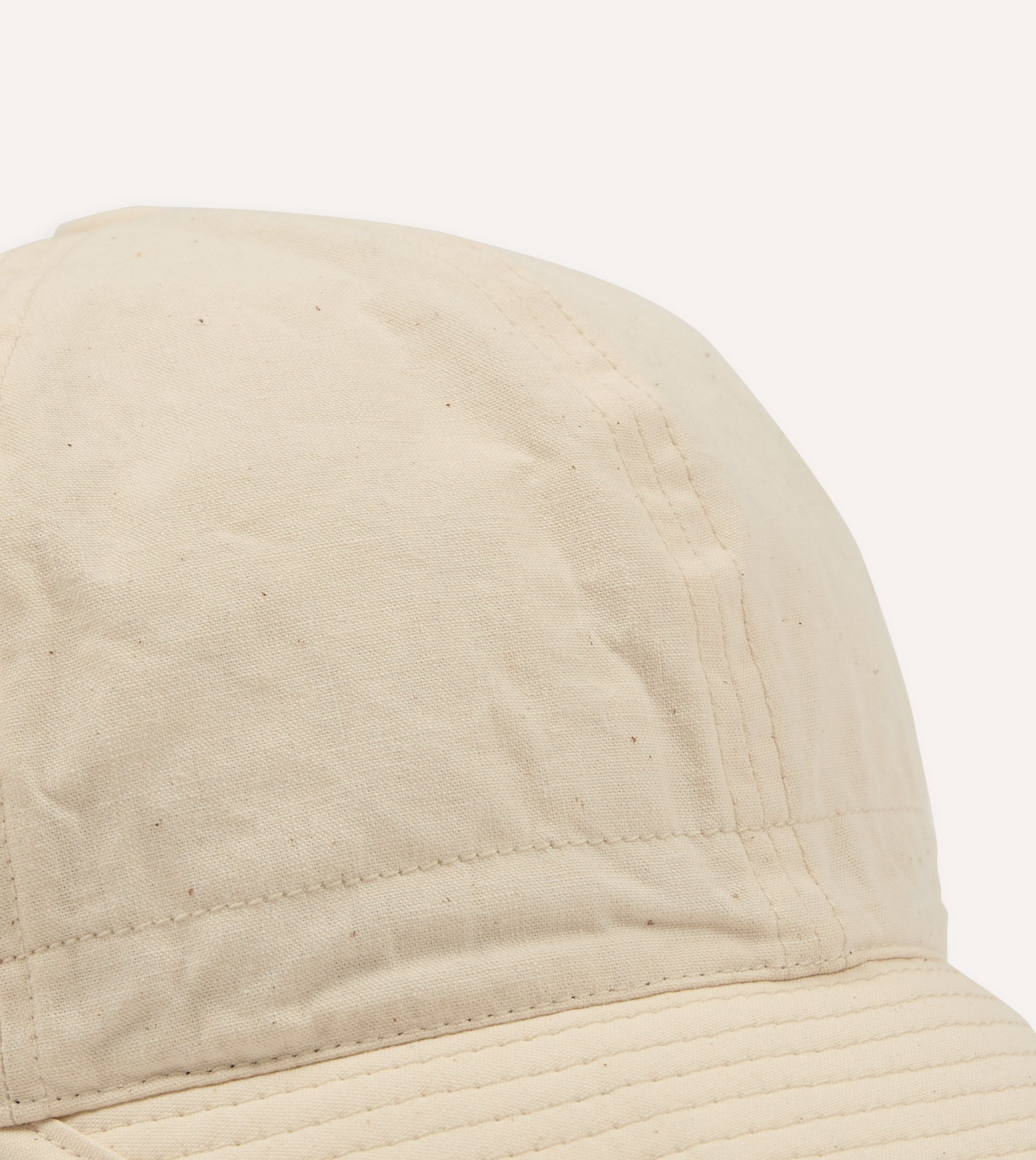 Câbleami Ecru 6oz Chambray Cotton Army Cap - Image 3