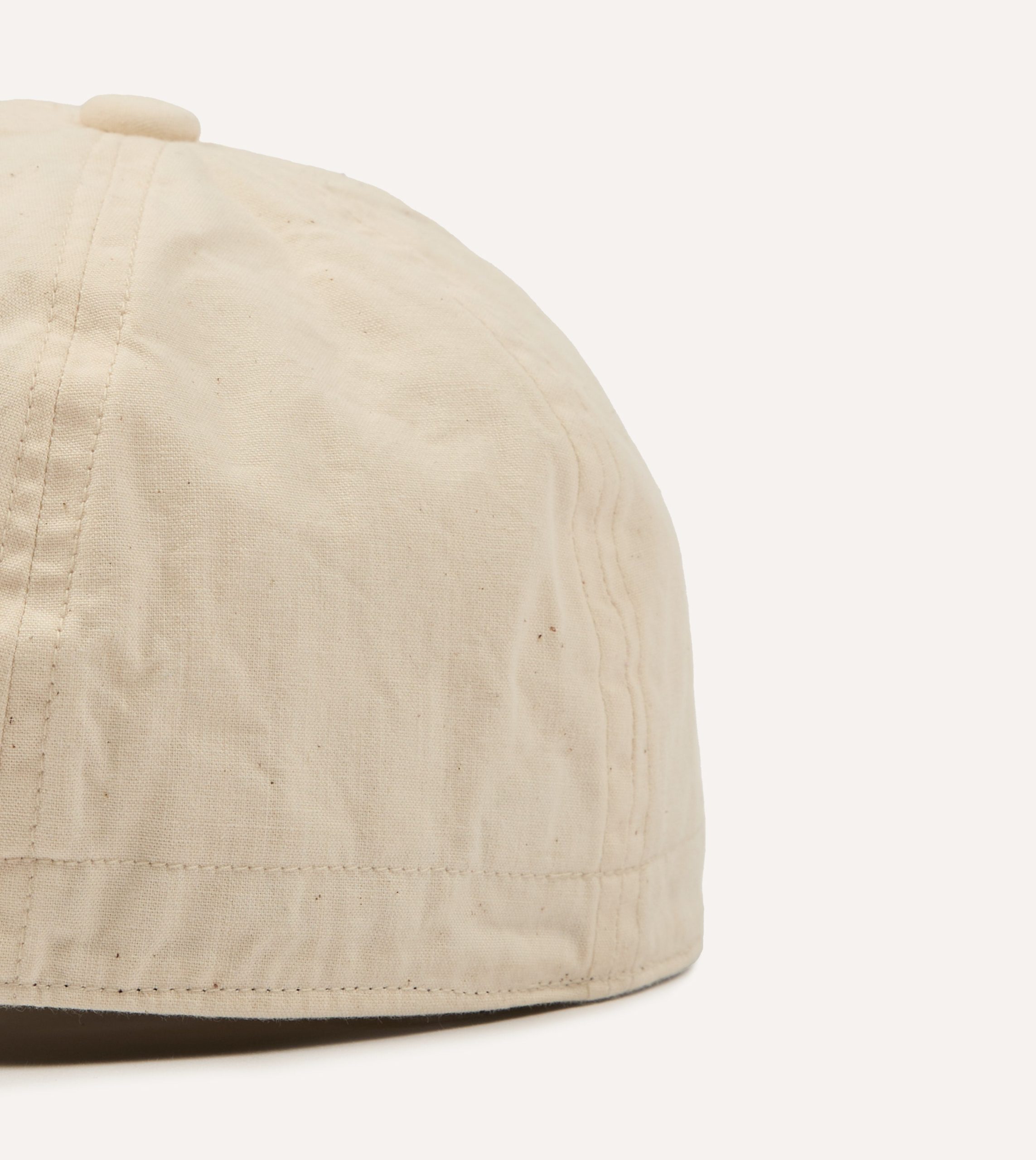 Câbleami Ecru 6oz Chambray Cotton Army Cap - Image 2