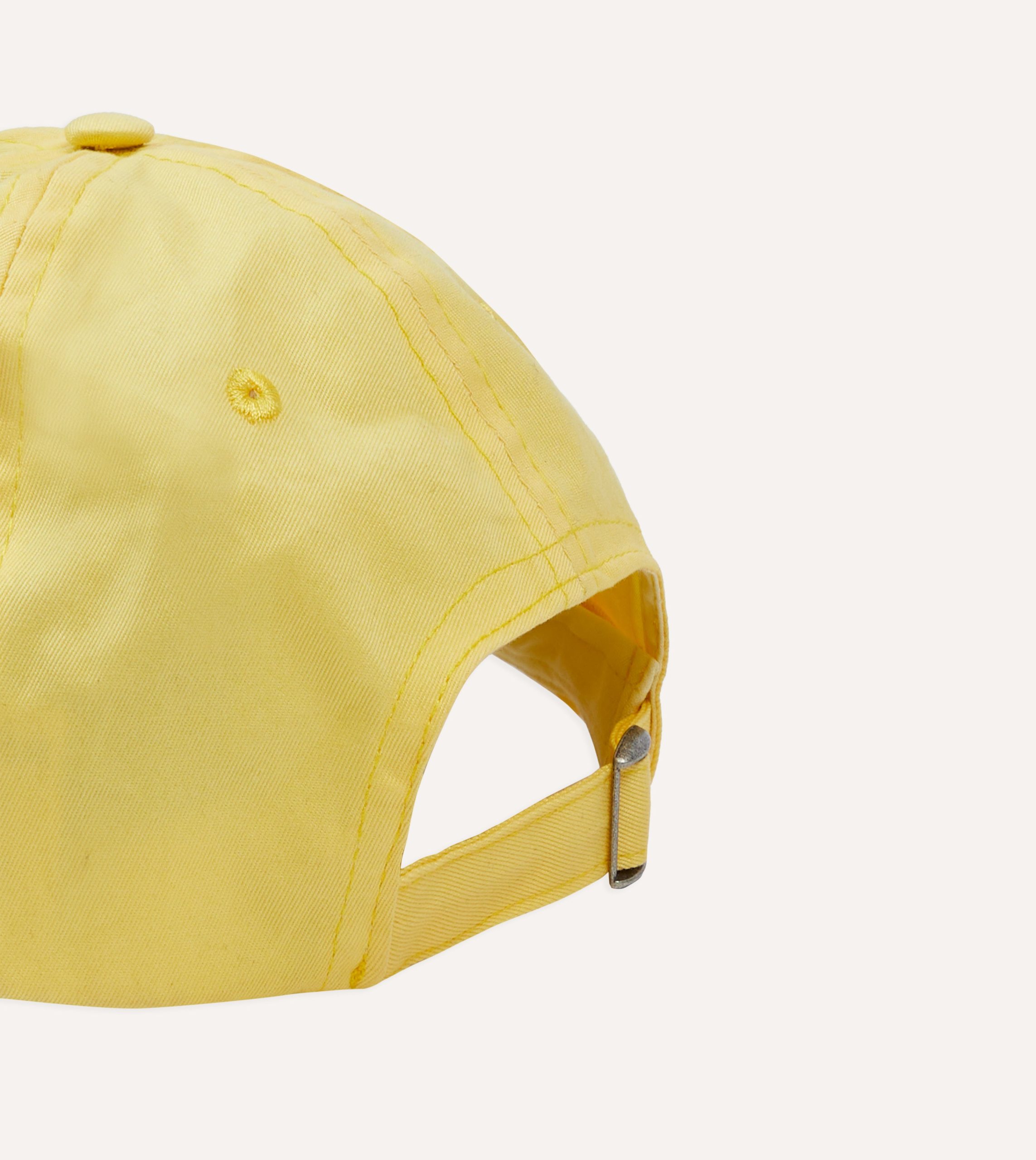 Yellow Elephant Emblem Cotton Twill Baseball Cap - Image 2