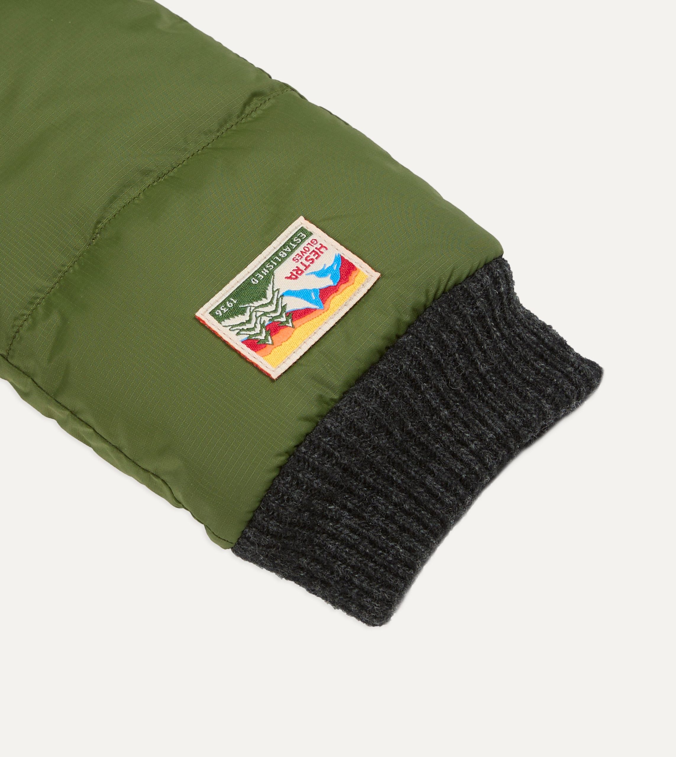 Hestra Dark Green Otra Mitten - Image 2