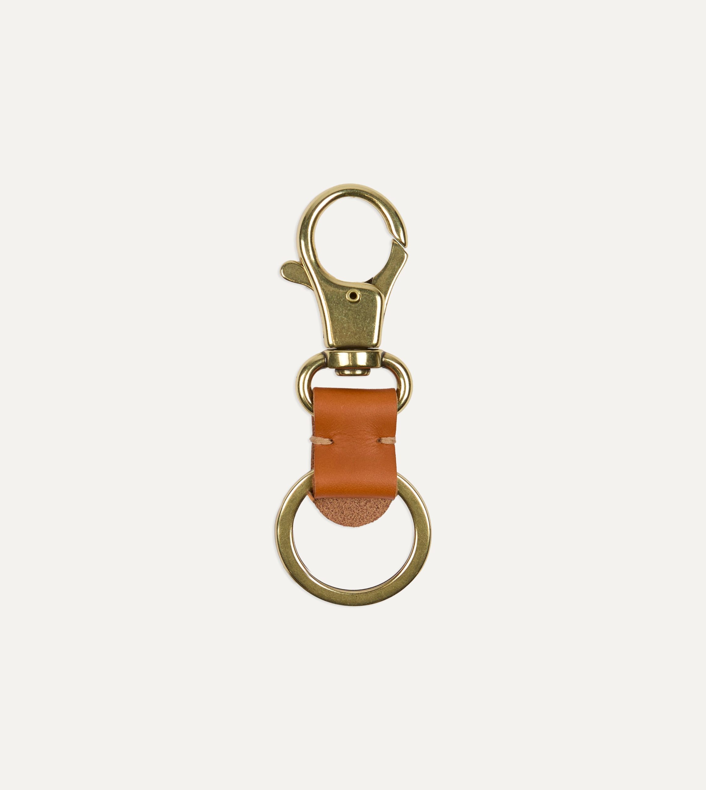 Il Bisonte Leather Key Clip - Image 2