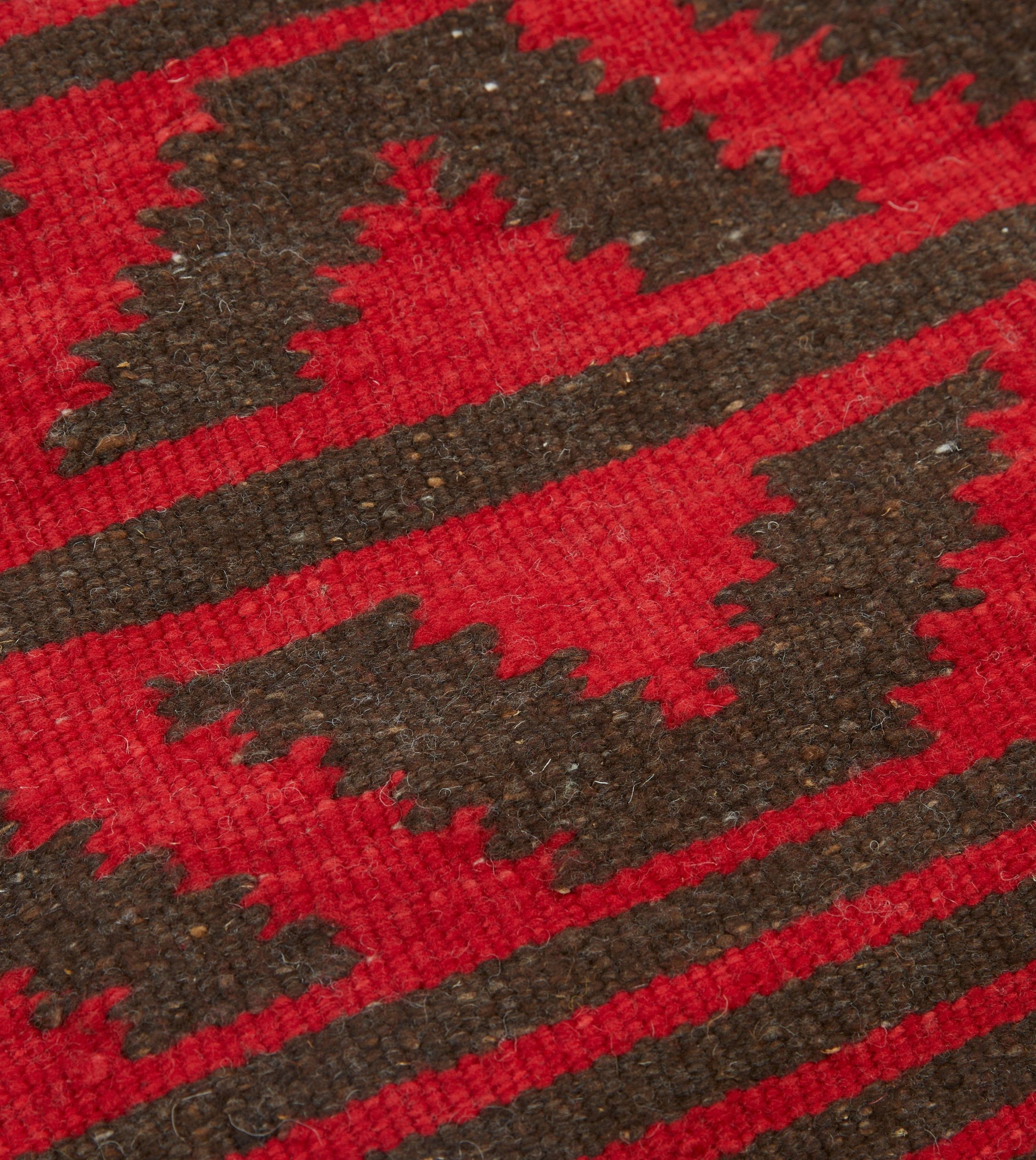 Chamula Antique Red Wool Blanket Tote - Image 2