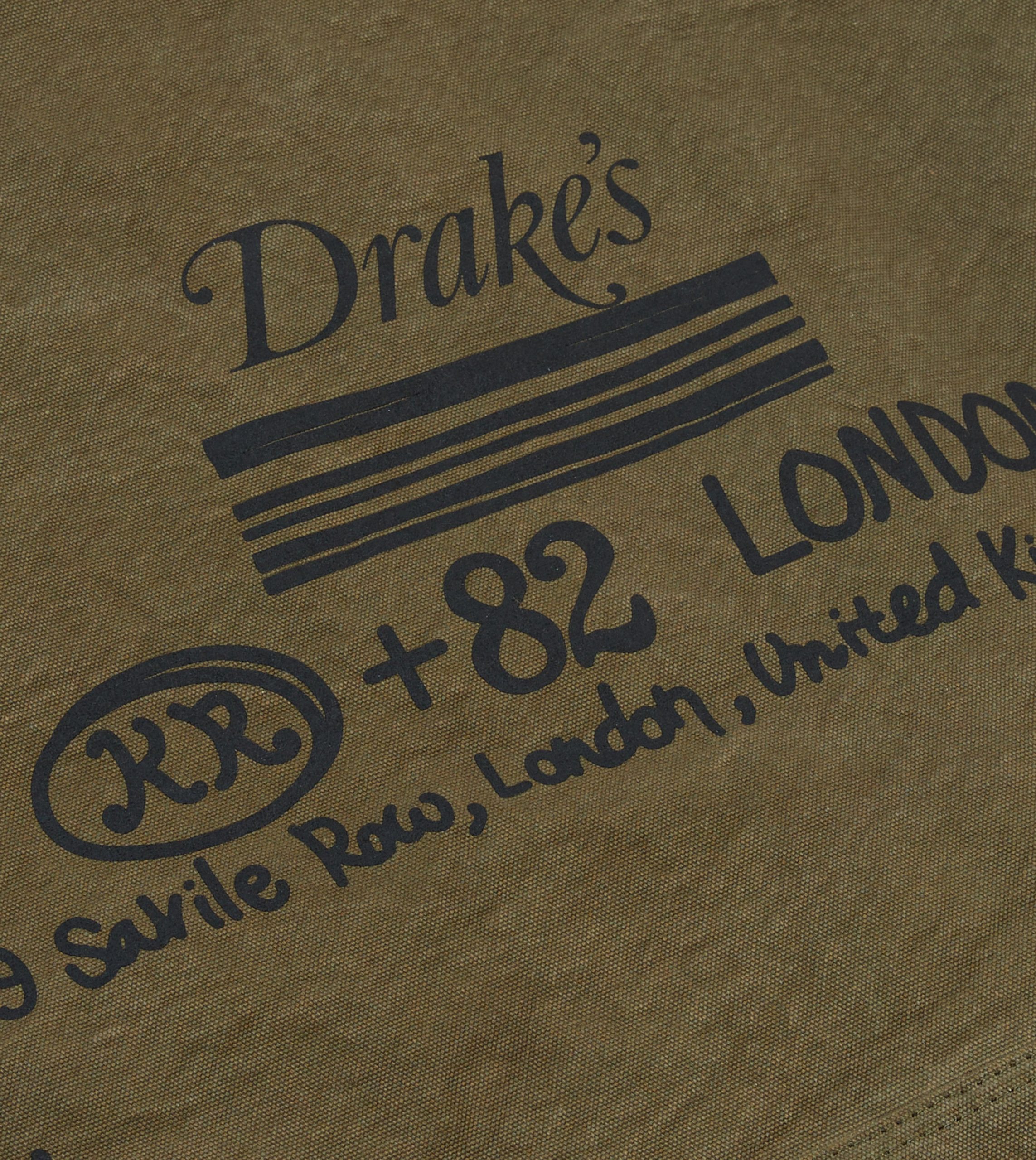 Drake's & Mr Camel Khaki Tote Bag - Image 2