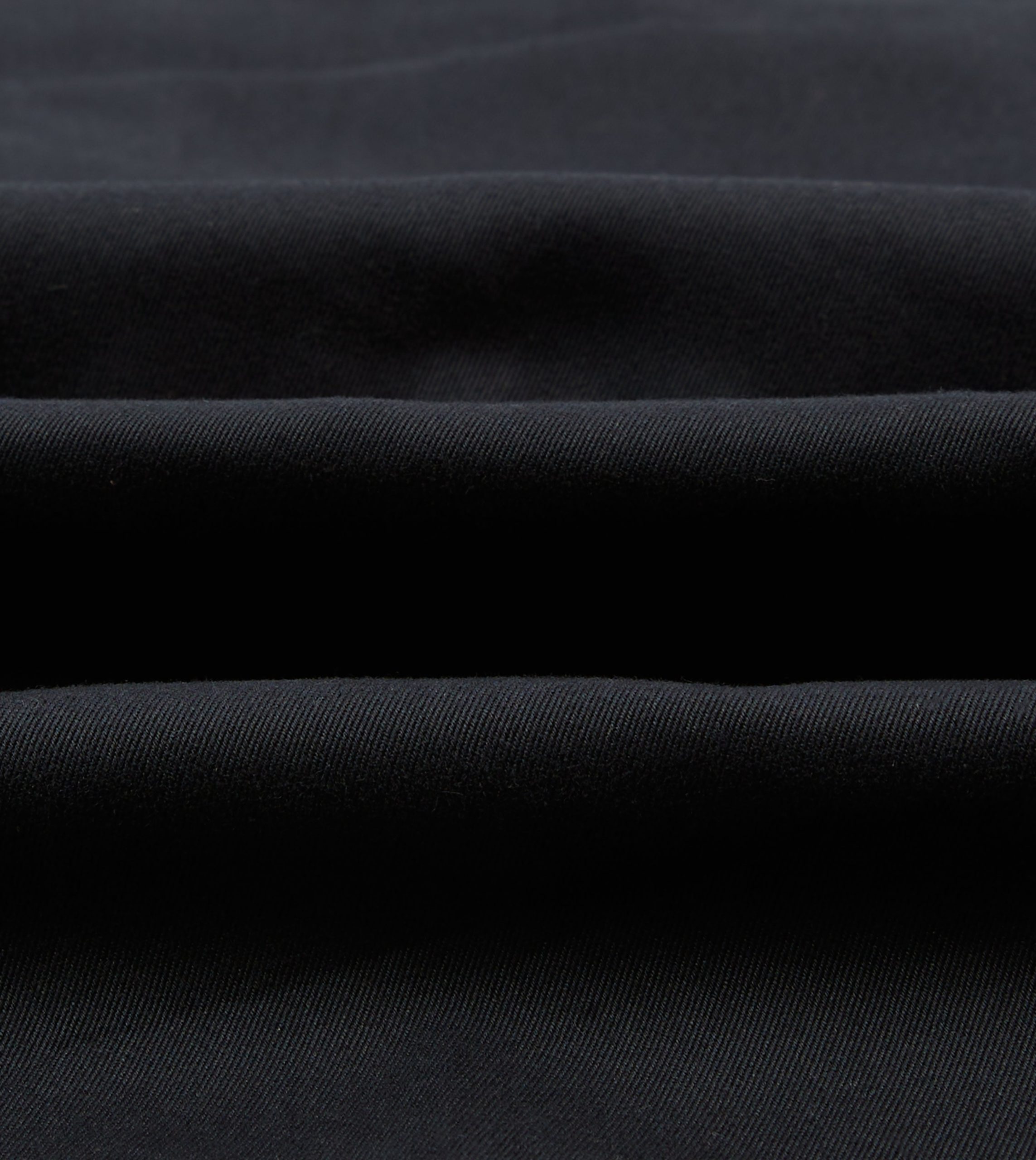 Navy Cotton Military Overshirt - Image 2