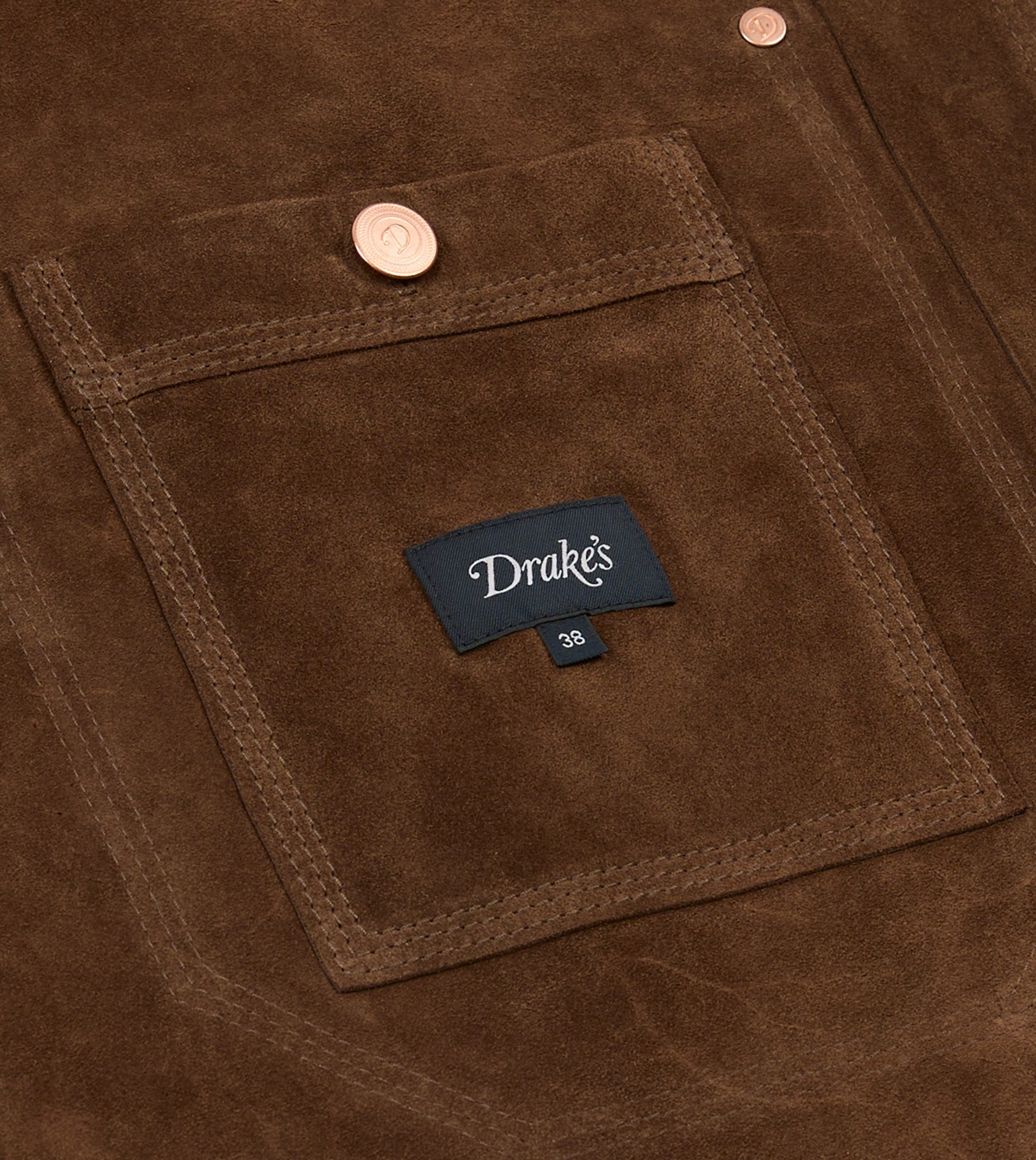 Brown Suede Welder Jacket - Image 7