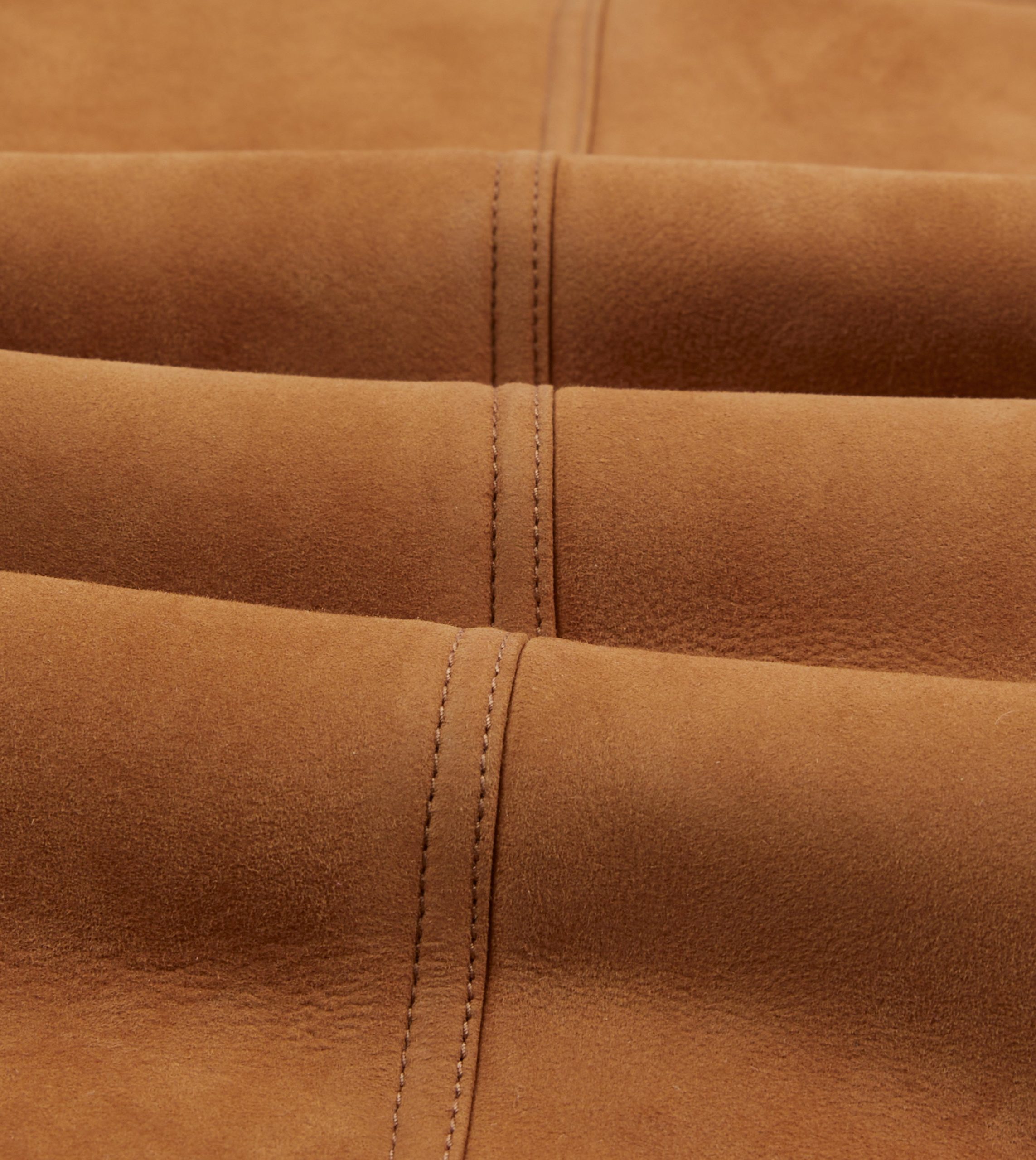 Tan Western Shearling Jacket - Image 2