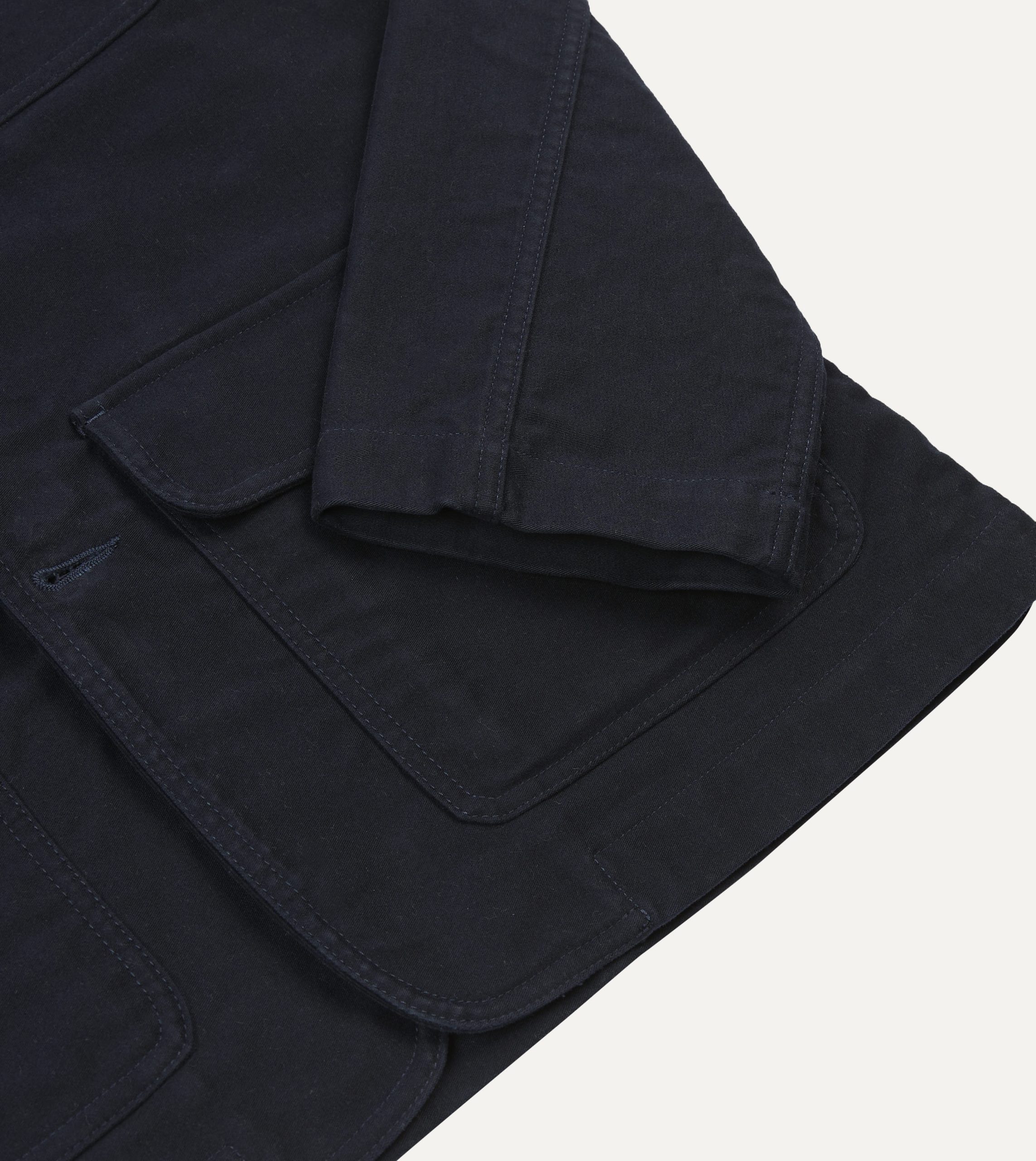 Navy Moleskin Foresti??re Jacket - Image 5