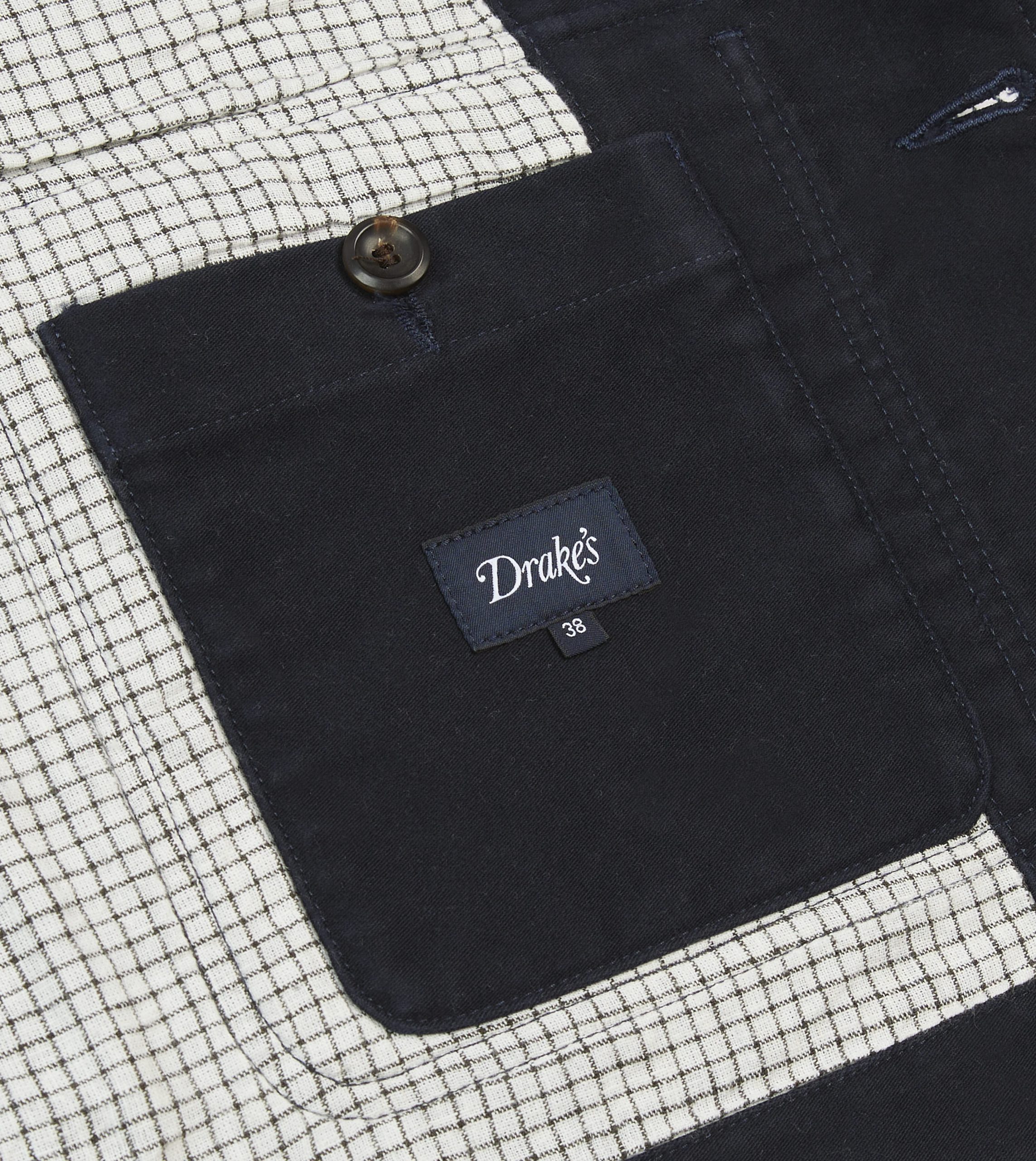 Navy Moleskin Foresti??re Jacket - Image 7