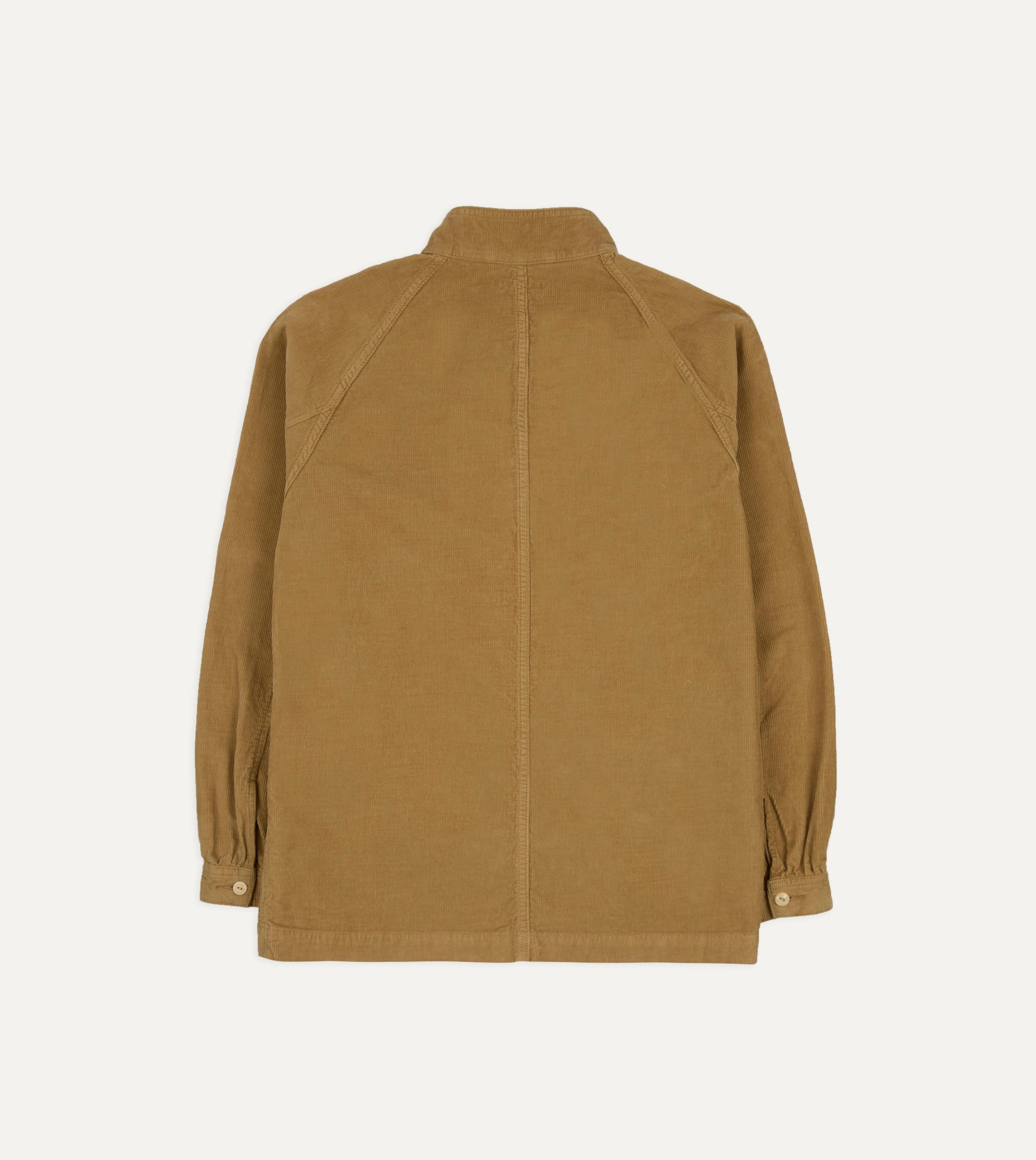 Sand Cotton Corduroy Artist Chore Jacket - Image 10