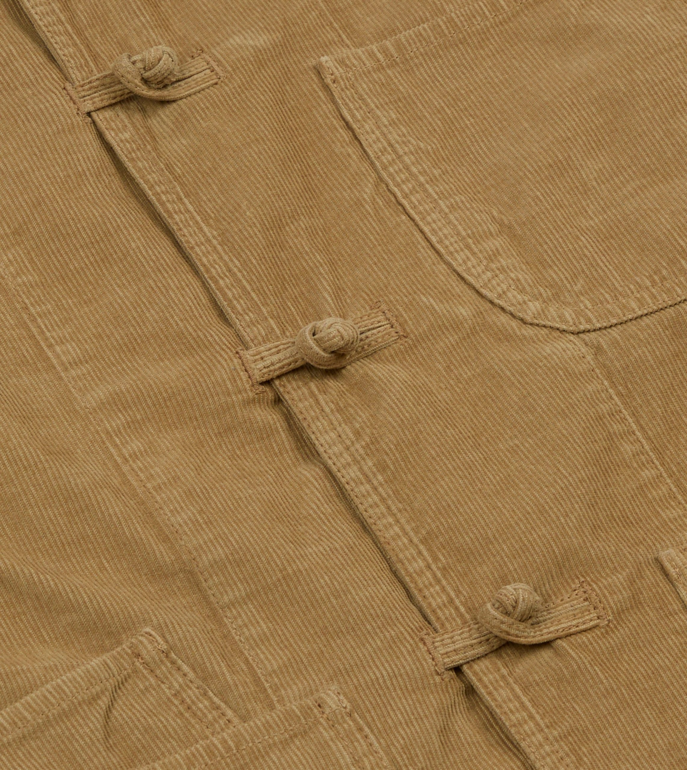 Sand Cotton Corduroy Artist Chore Jacket - Image 6