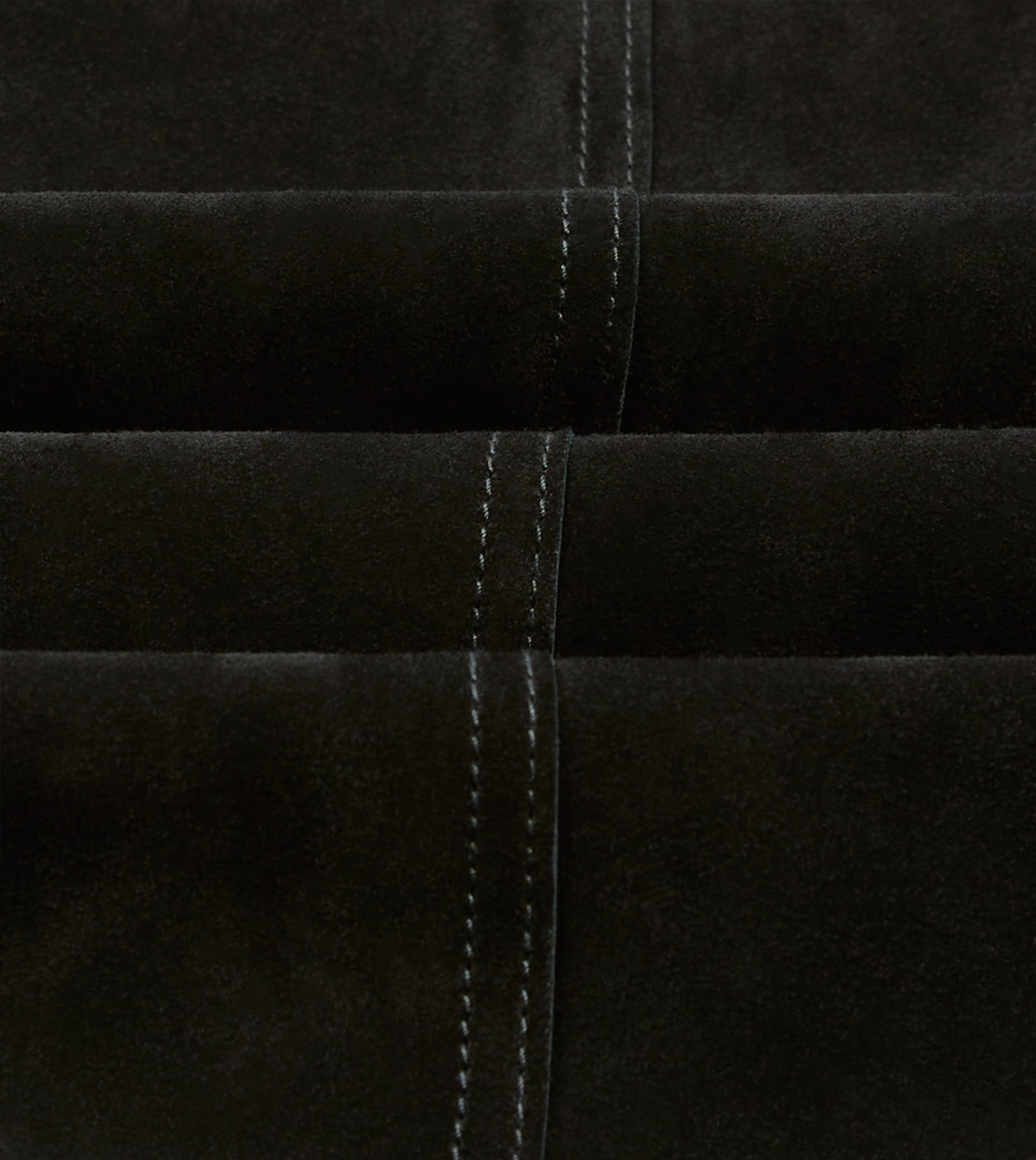 Drake's by A. Levine Black Heavyweight Suede Five-Pocket Chore Jacket - Image 2