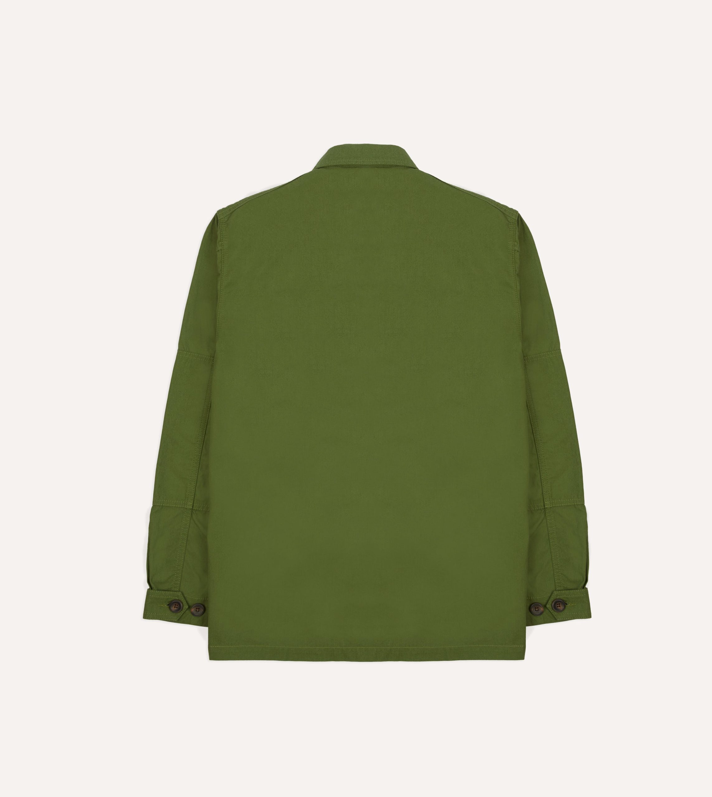 Olive Cotton Jungle Jacket - Image 11