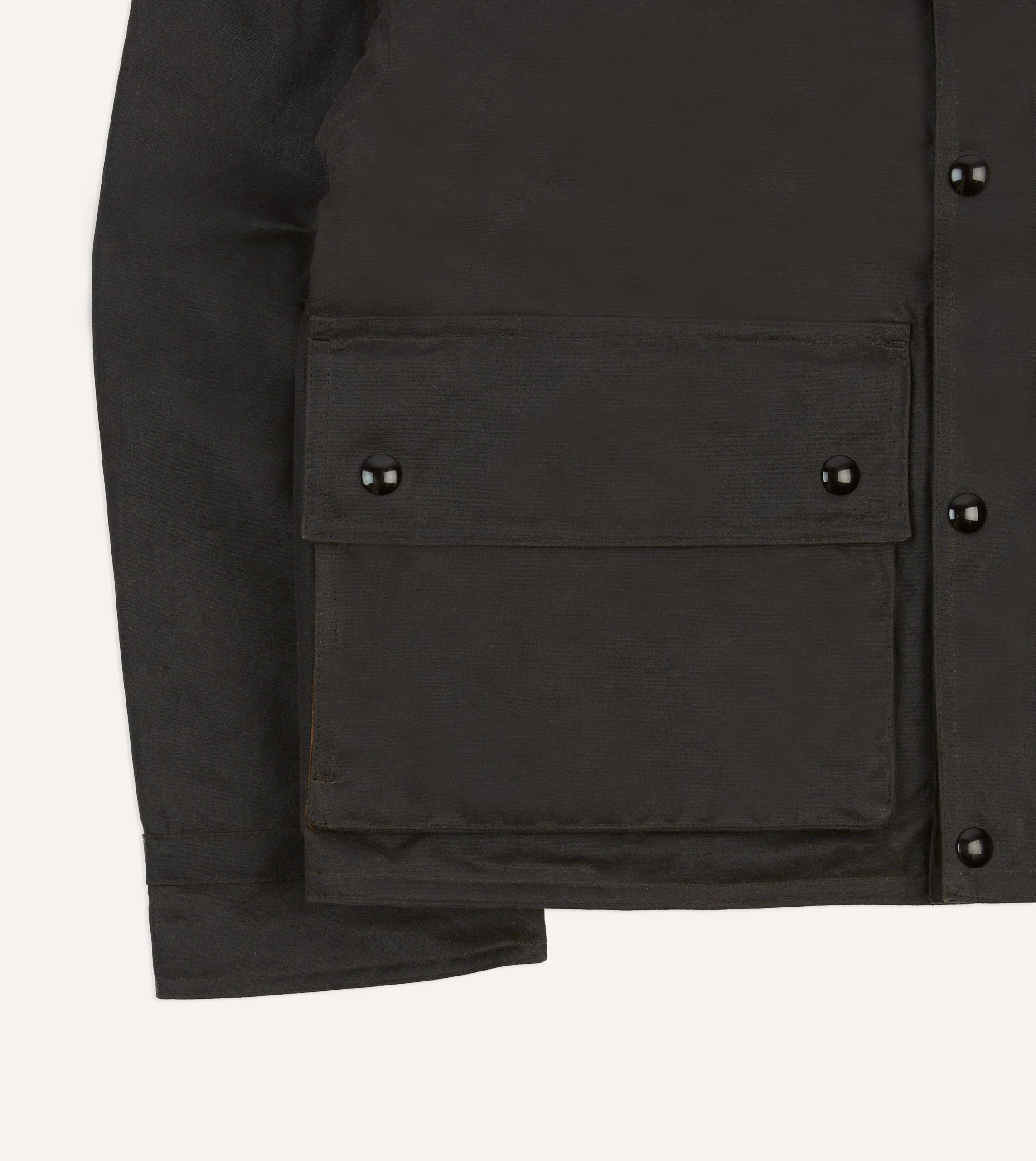 Brown Waxed Cotton Wader Jacket - Image 6