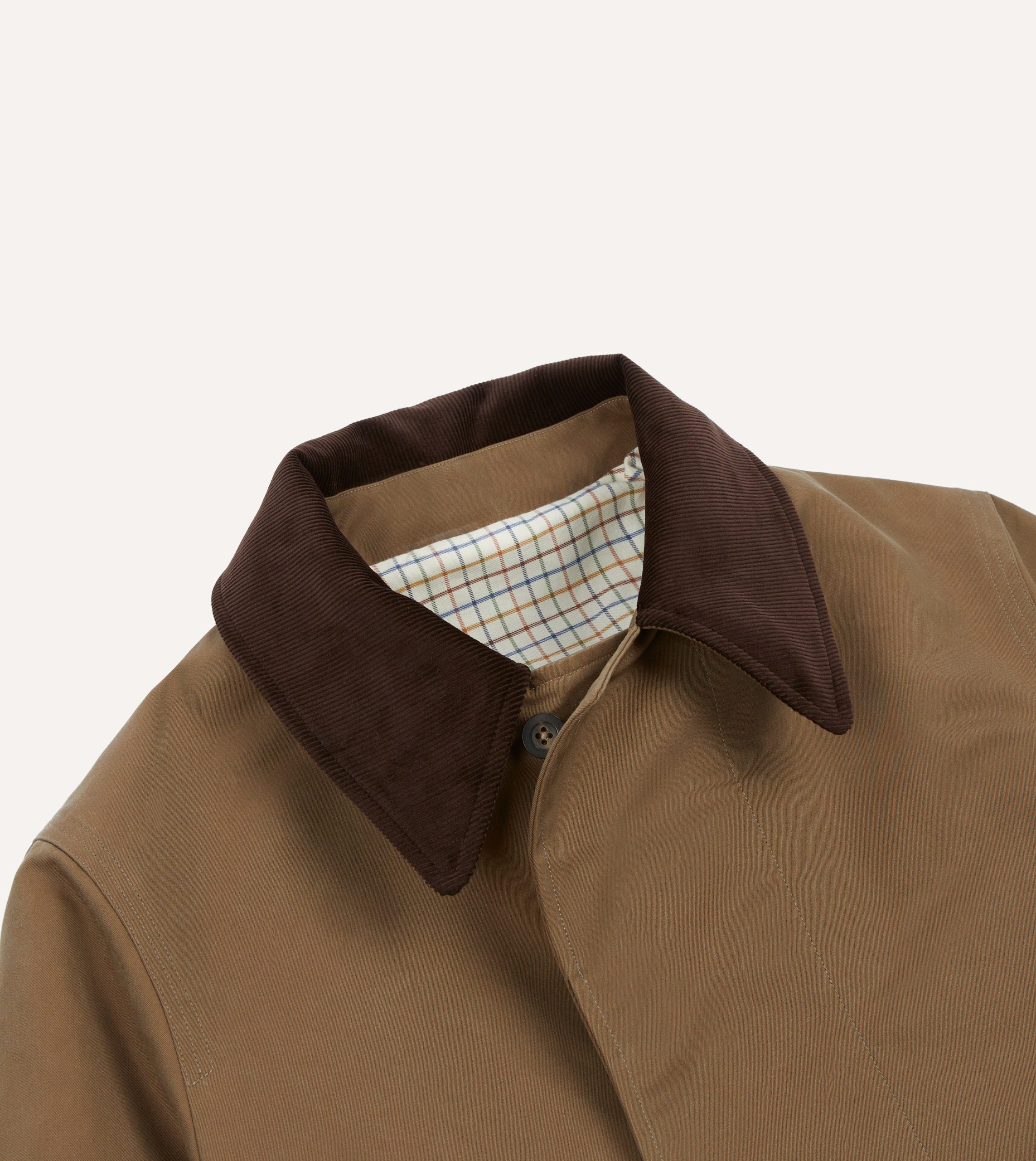 Drake's for Permanent Style Tan Rider's Raincoat - Image 3