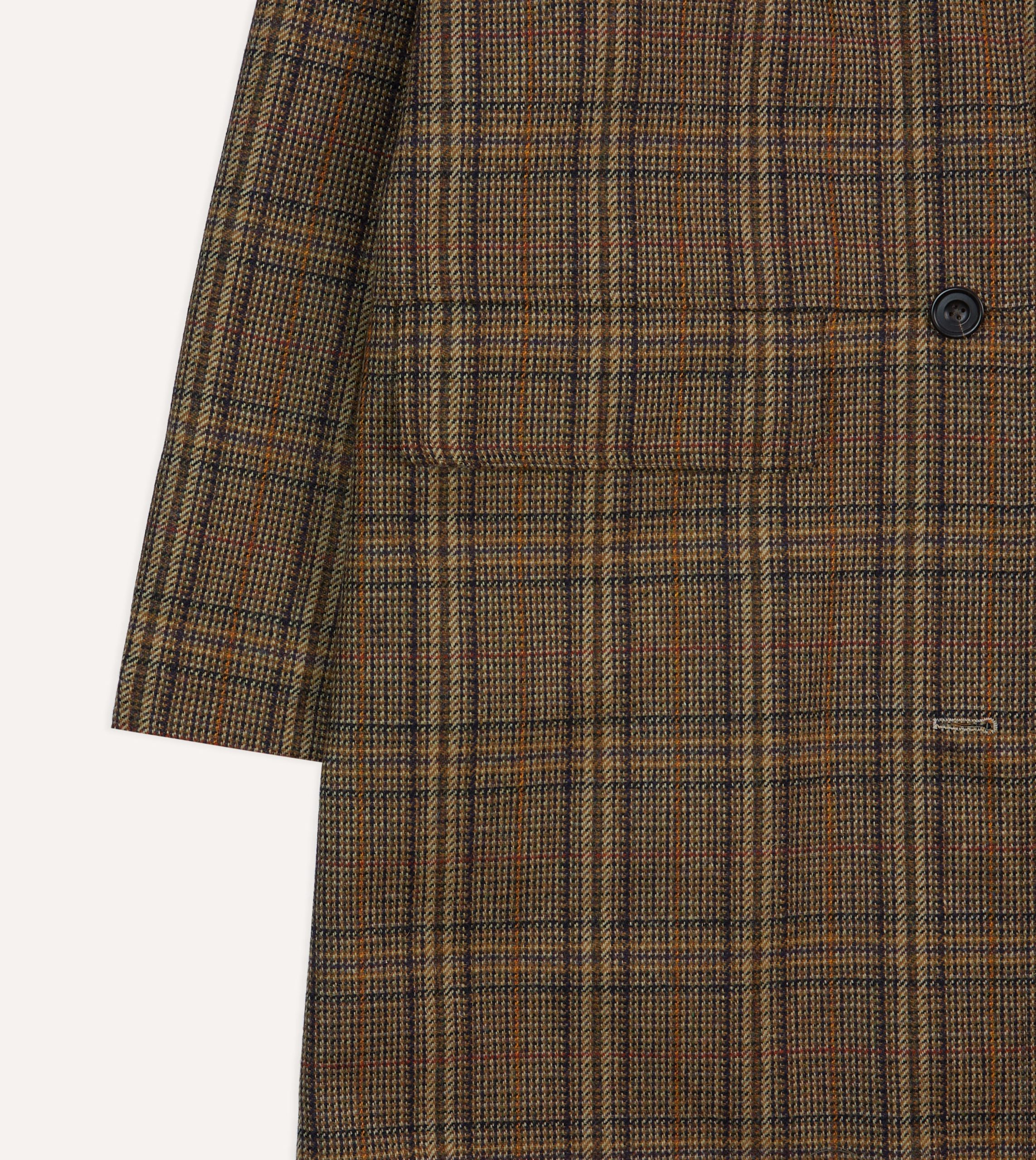 Reversible Cotton–Tweed Raglan Mac - Image 12