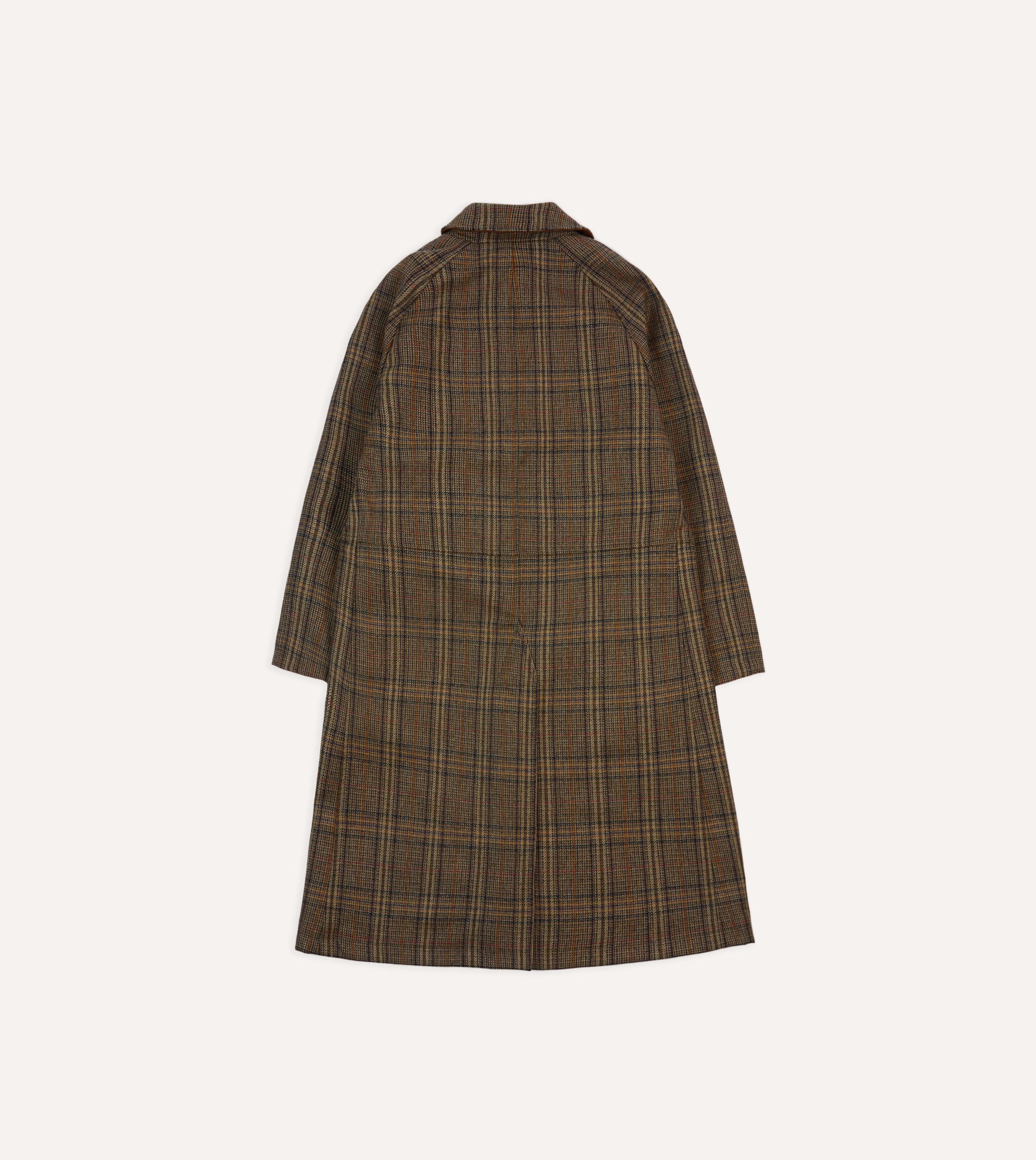 Reversible Cotton–Tweed Raglan Mac - Image 13