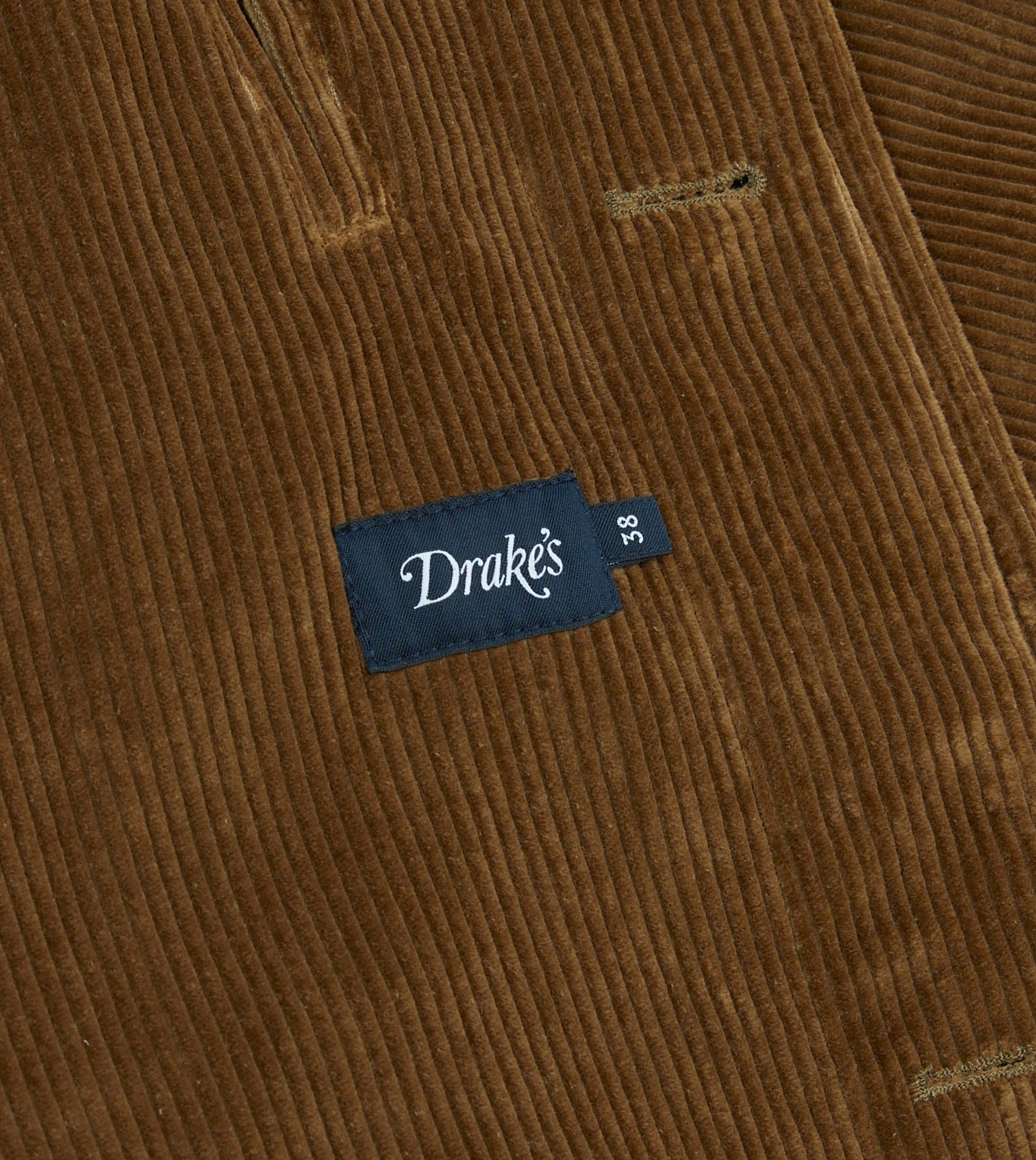 Tan Corduroy Raglan Coat - Image 8