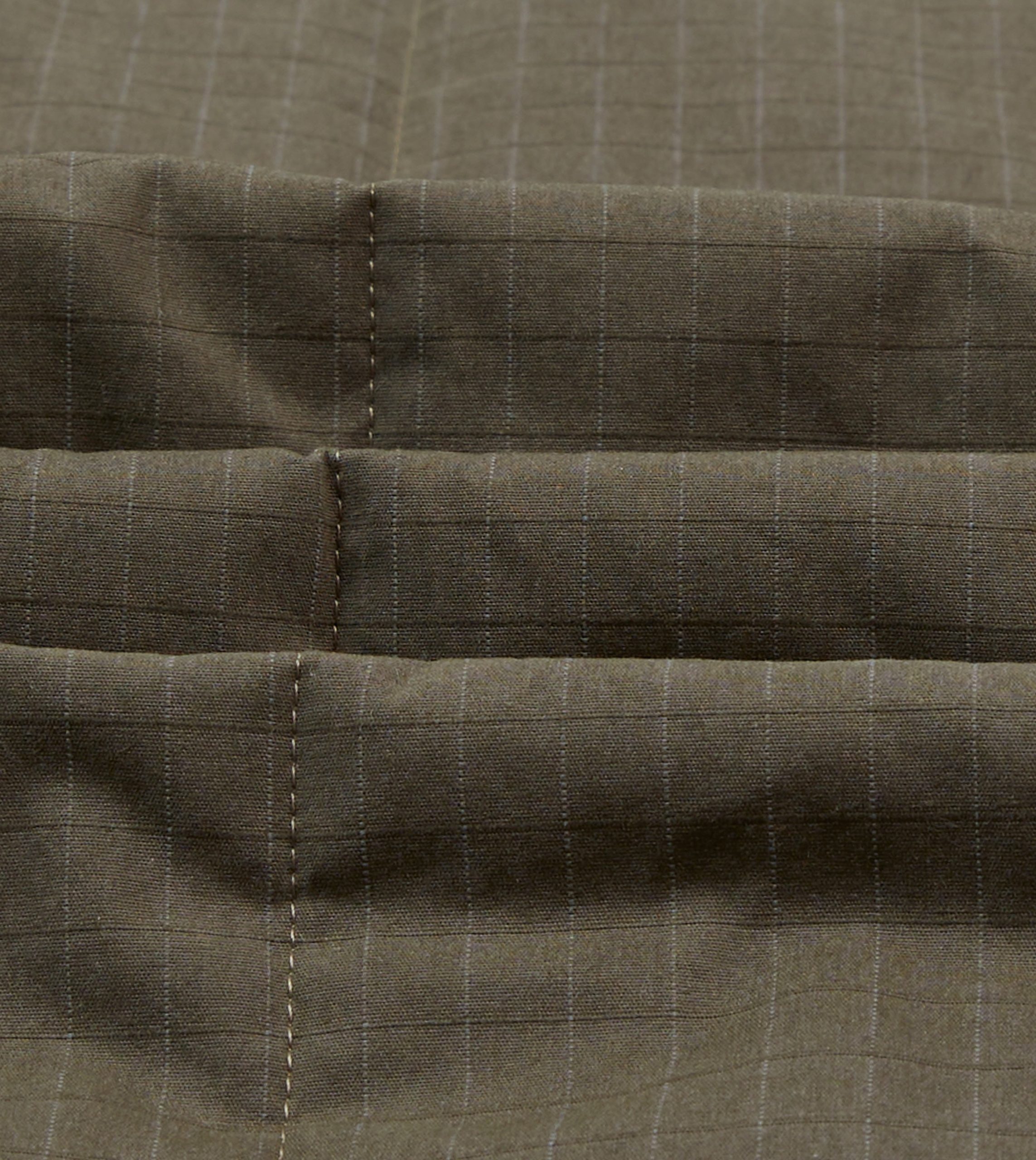 Olive Ripstop Quilted Chore Jacket - Image 2