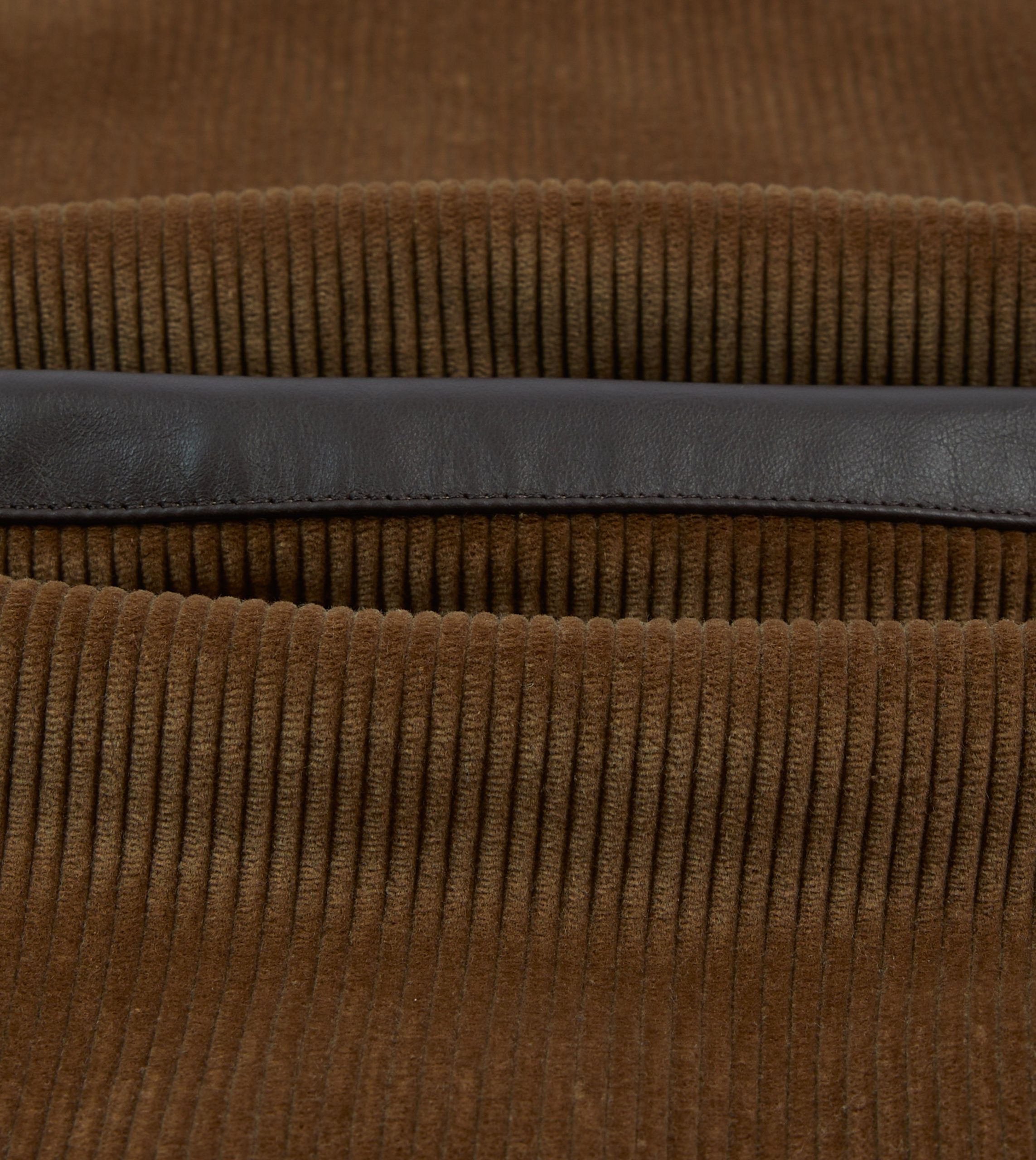 Brown Corduroy Wadded Vest - Image 2