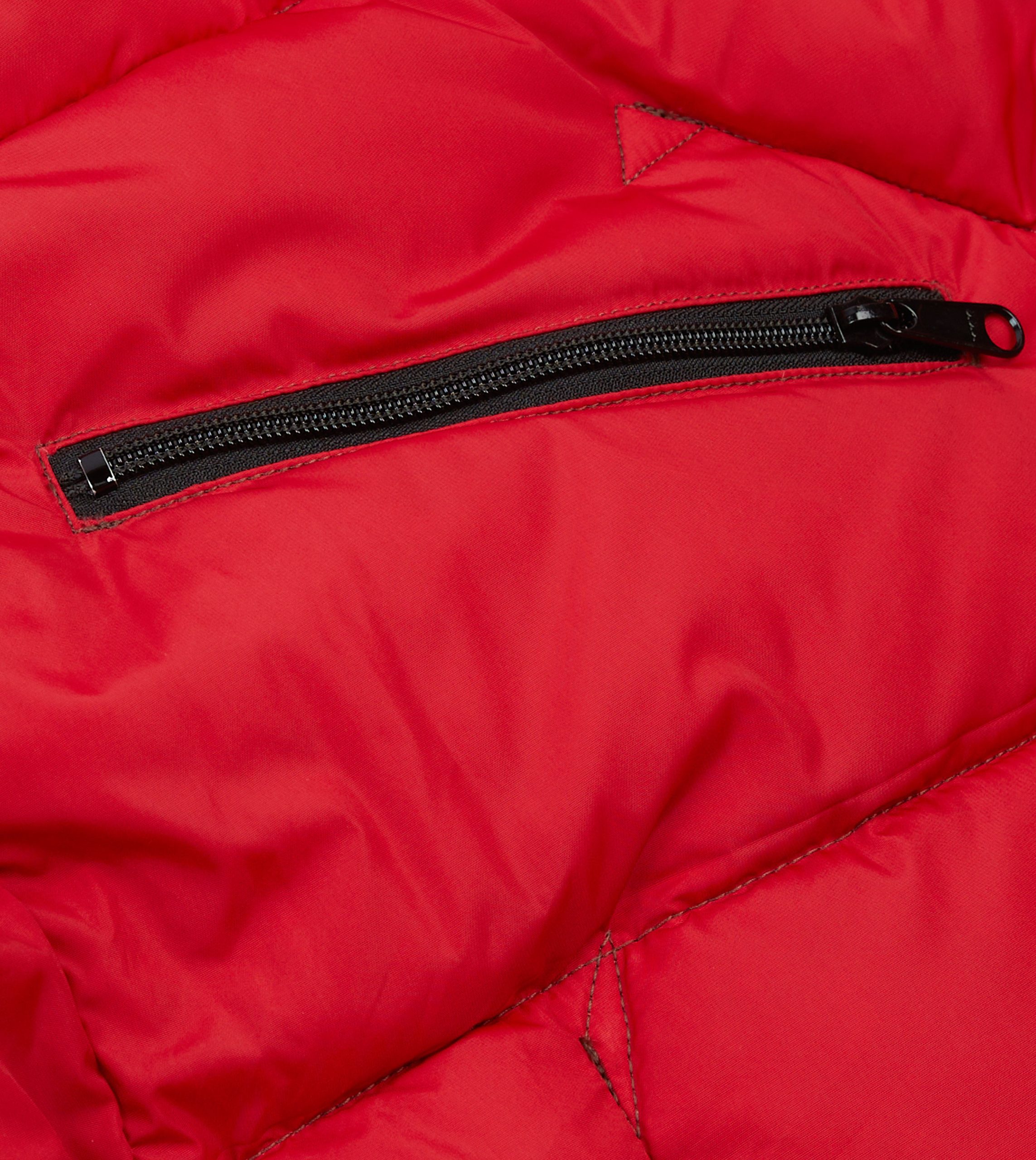 Rocky Mountain Featherbed for Drake's Tan Cotton Duck Canvas Christy Down Jacket - Image 7