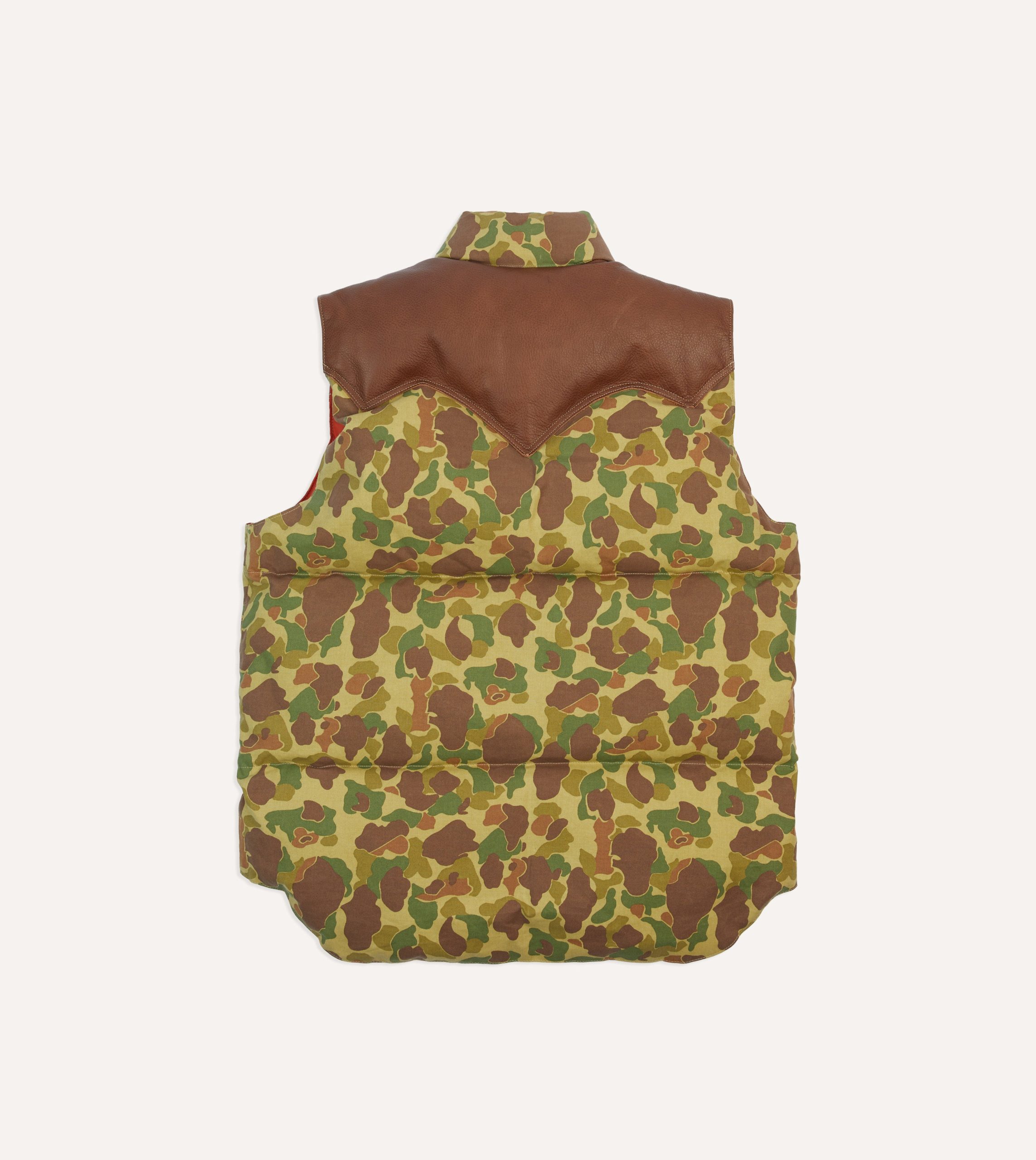 Rocky Mountain Featherbed for Drake's Camo Ripstop Cotton Christy Down Vest - Image 8