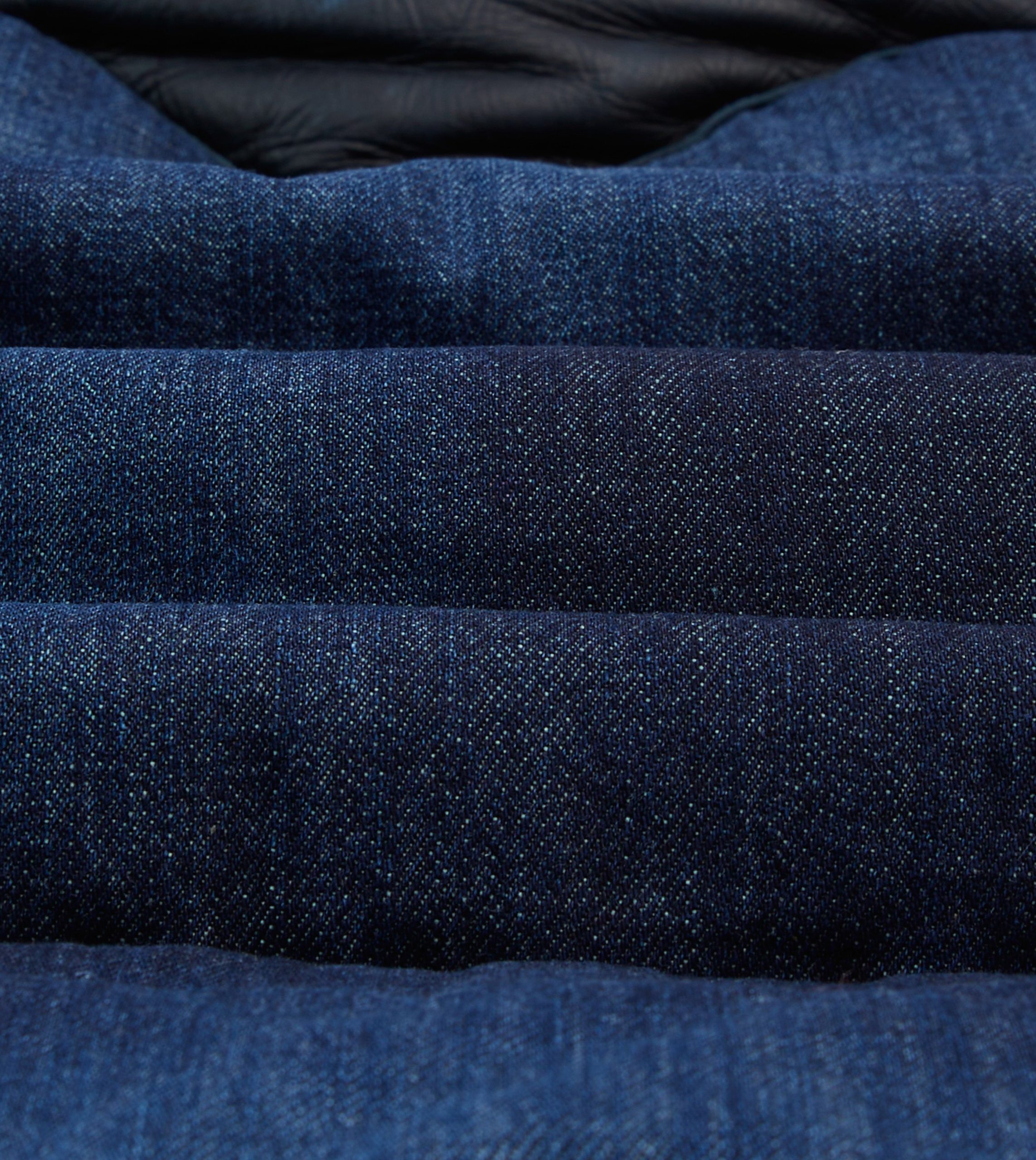 Rocky Mountain Featherbed for Drake's Indigo Denim Christy Down Vest - Image 2