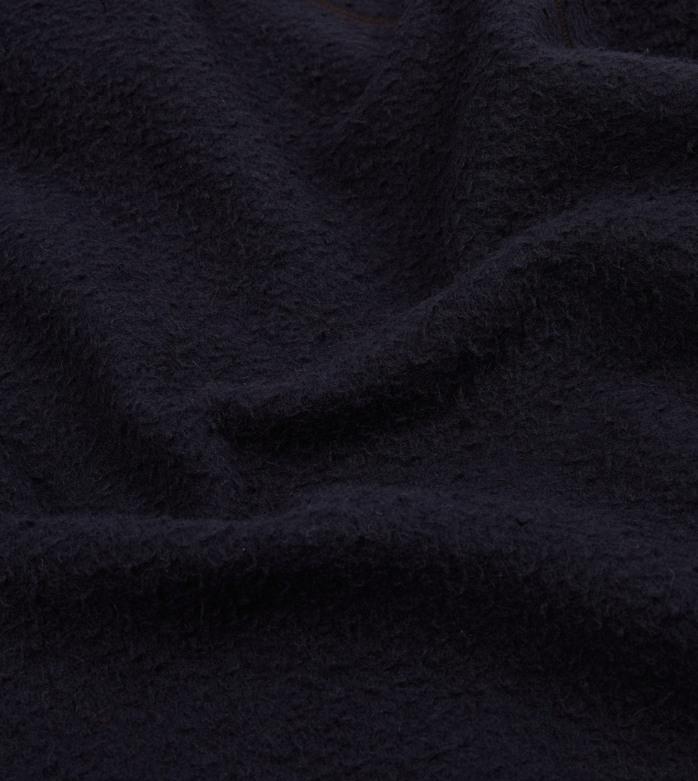 Navy Casentino Wool Half-Zip Pullover Fleece - Image 2