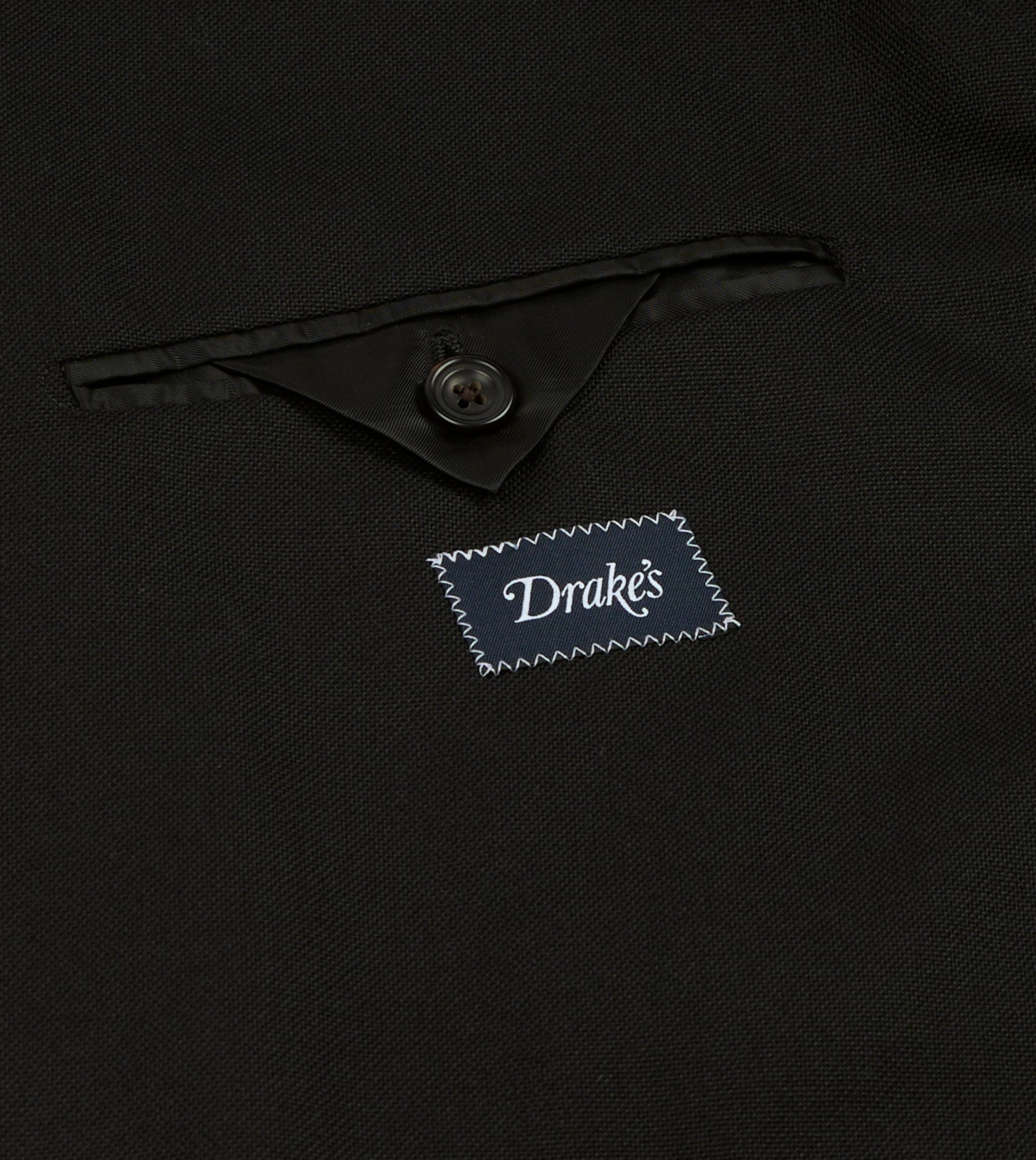 Black Fresco? Wool Double-Breasted Tailored Jacket - Image 7